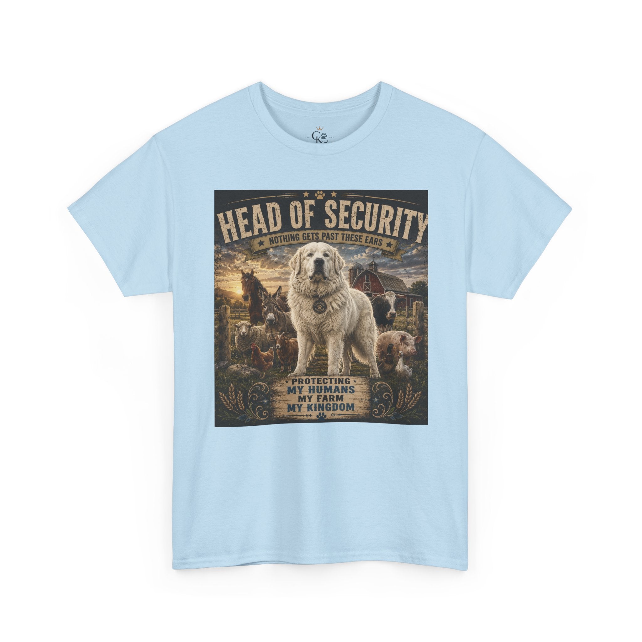 "Head of Security" Great Pyrenees Tee