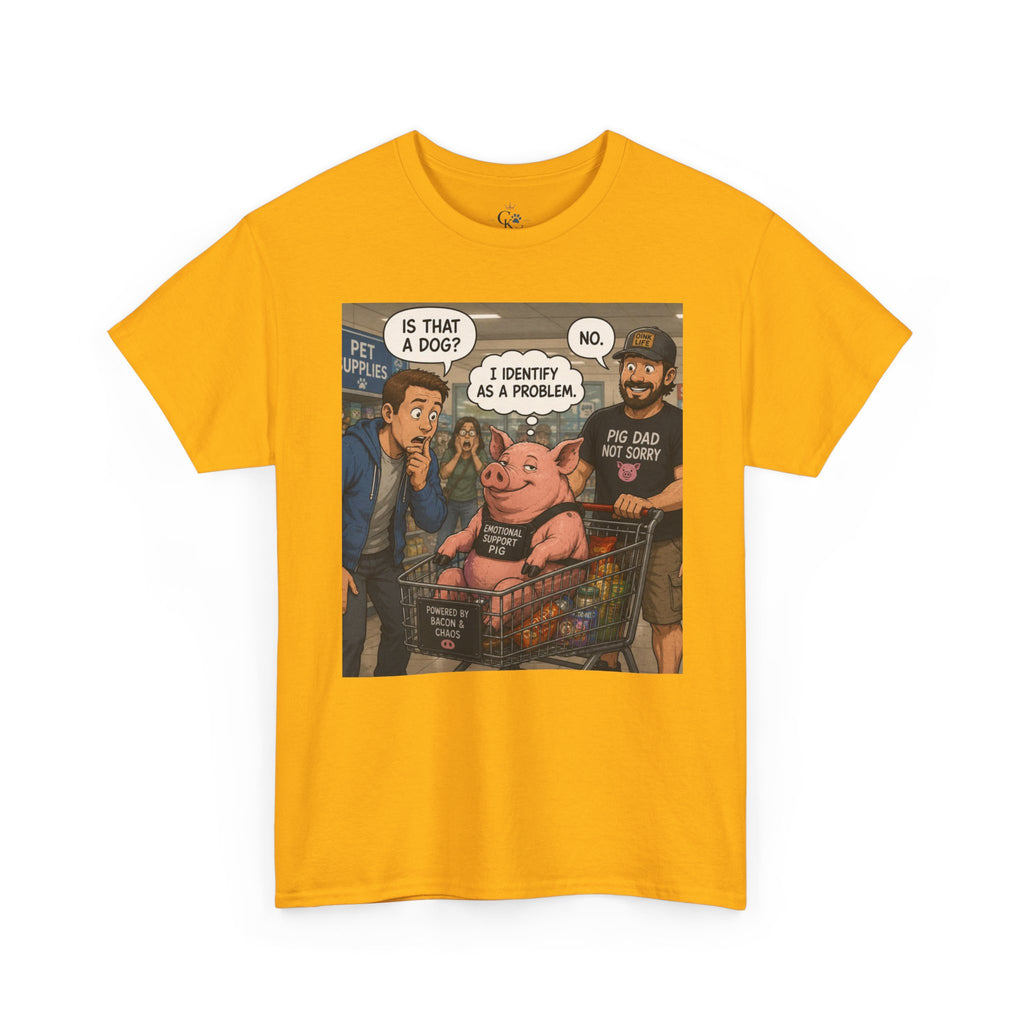 Creature Kingdom "I Identify as a Problem" Pig Tee