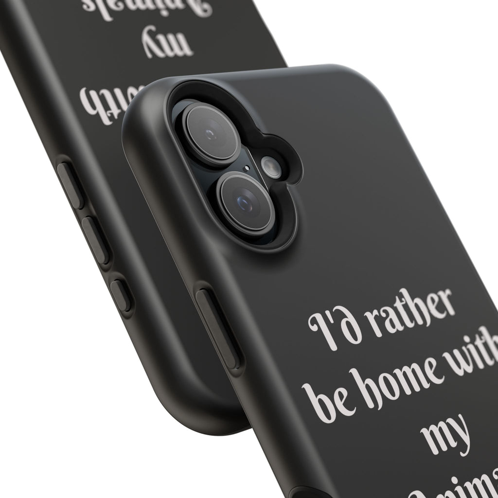Creature Kingdom "I'd Rather Be Home With My Animals" Magnetic Phone Case