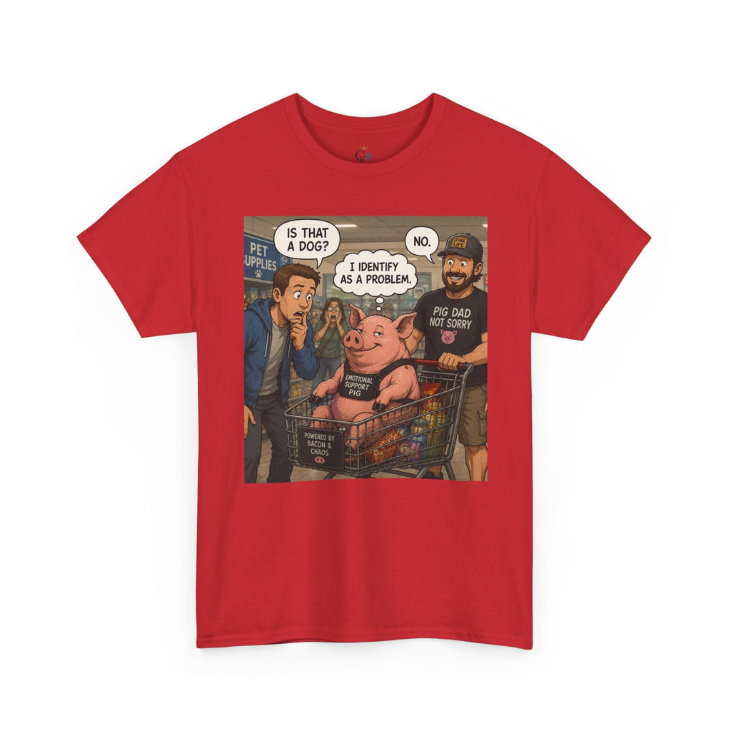 Creature Kingdom "I Identify as a Problem" Pig Tee