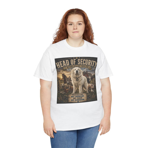"Head of Security" Great Pyrenees Tee