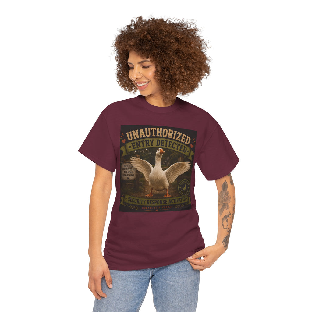 Creature Kingdom "Unauthorized Entry Detected" Goose Tee