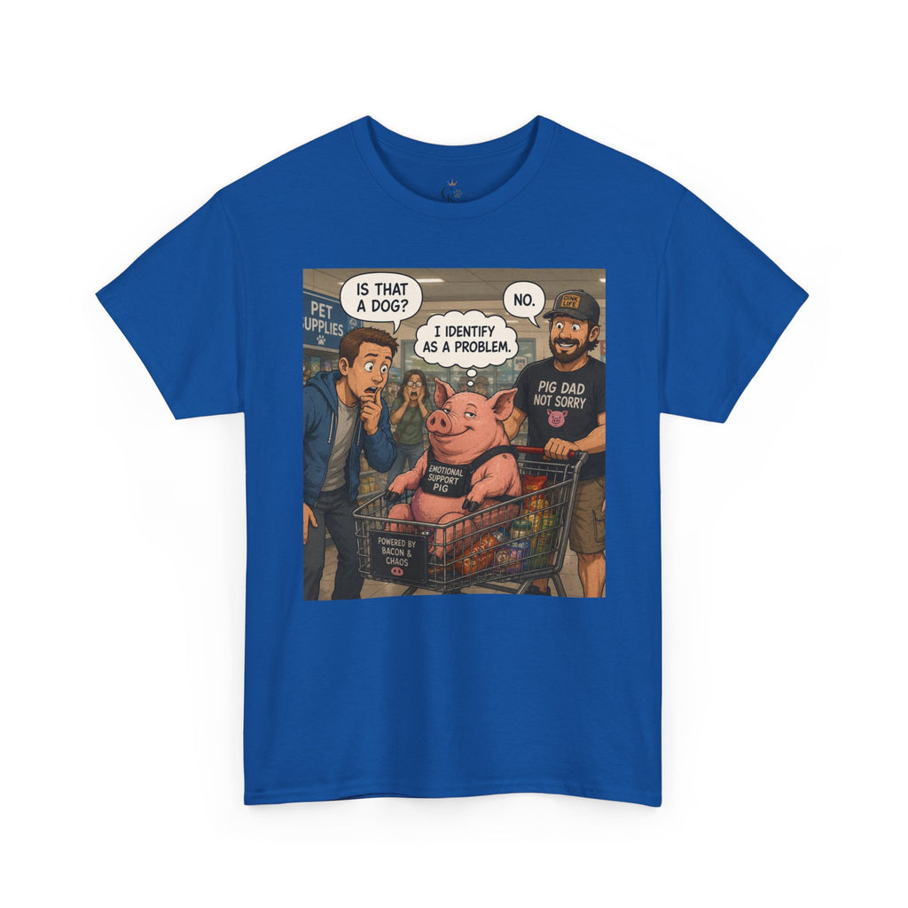 Creature Kingdom "I Identify as a Problem" Pig Tee