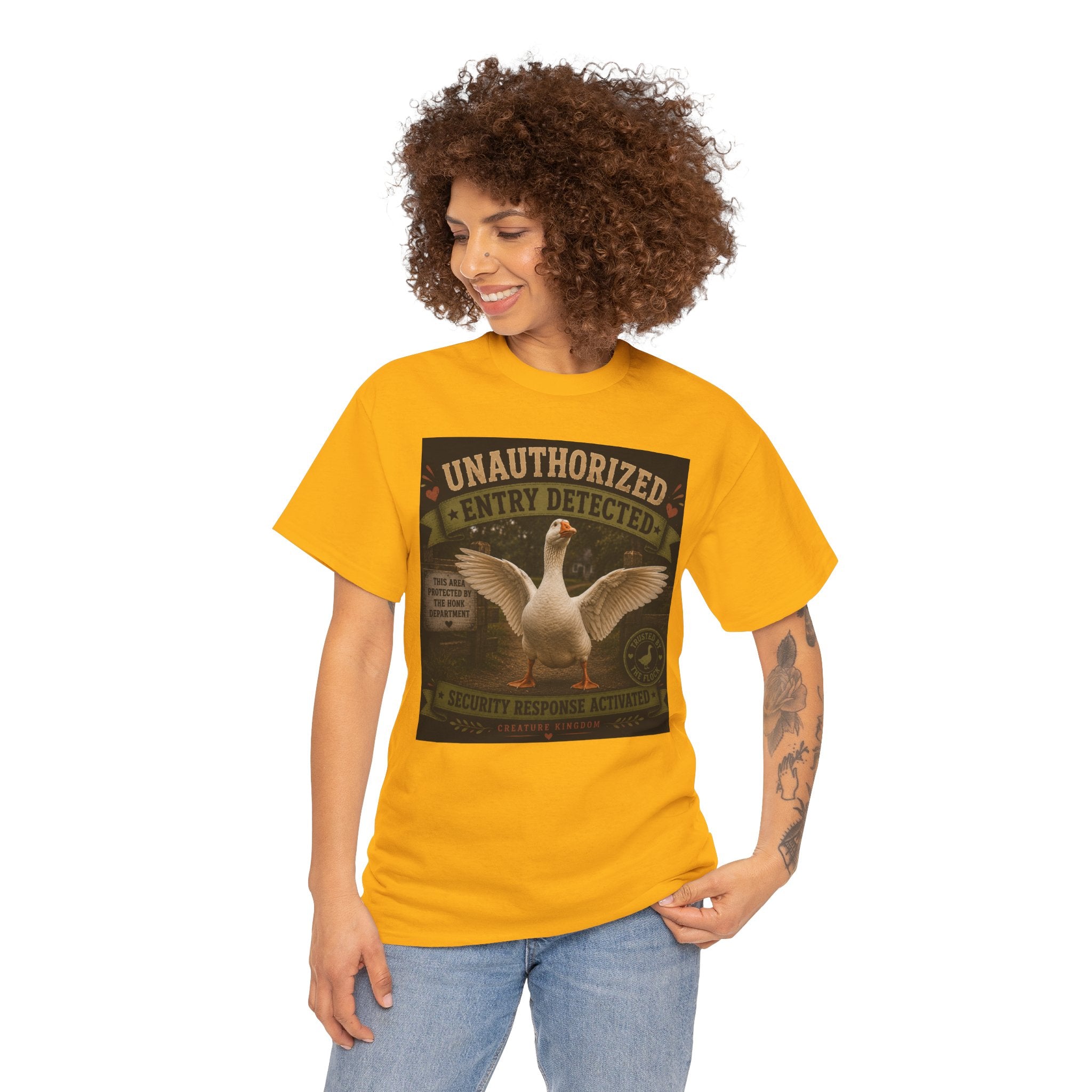 Creature Kingdom "Unauthorized Entry Detected" Goose Tee