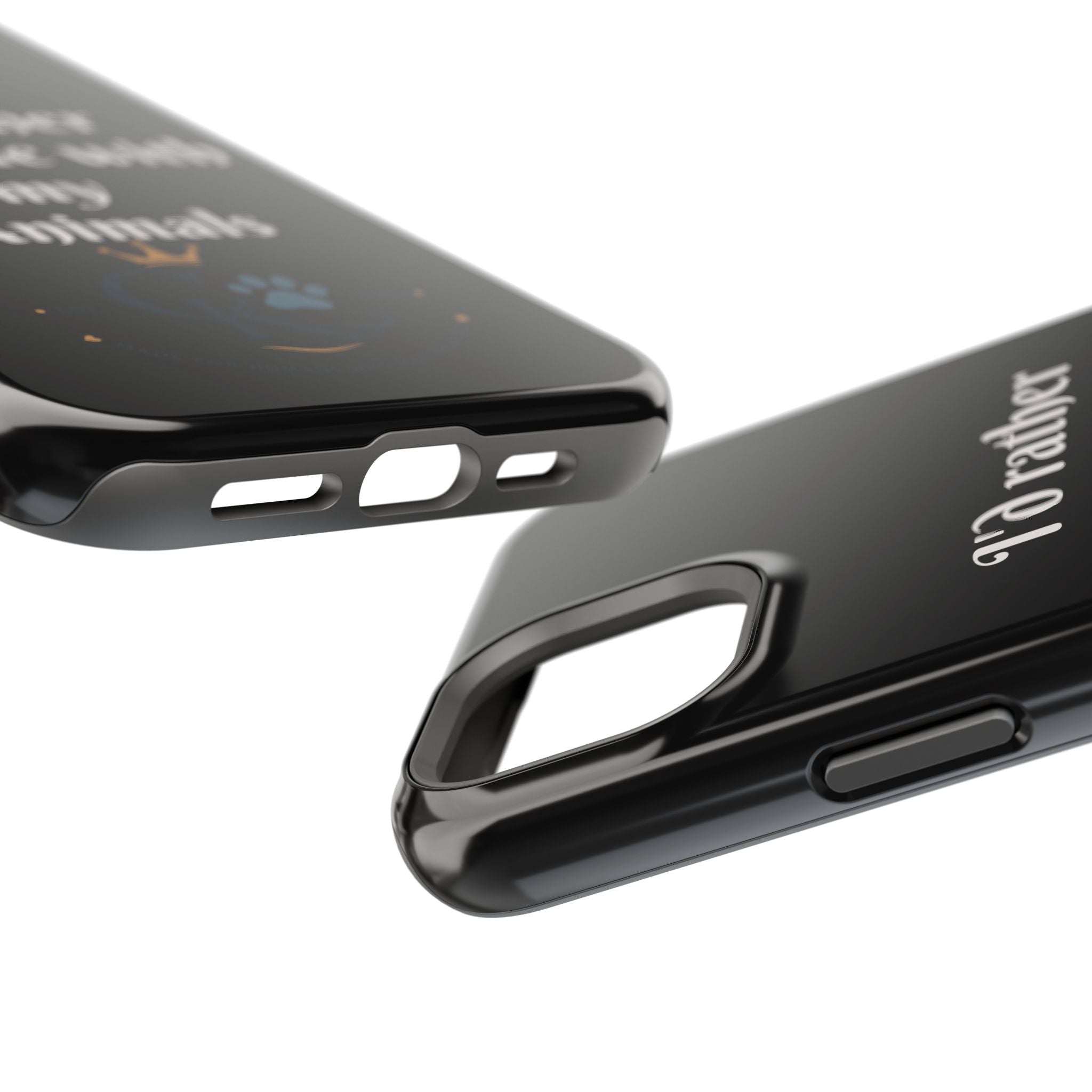 Creature Kingdom "I'd Rather Be Home With My Animals" Magnetic Phone Case