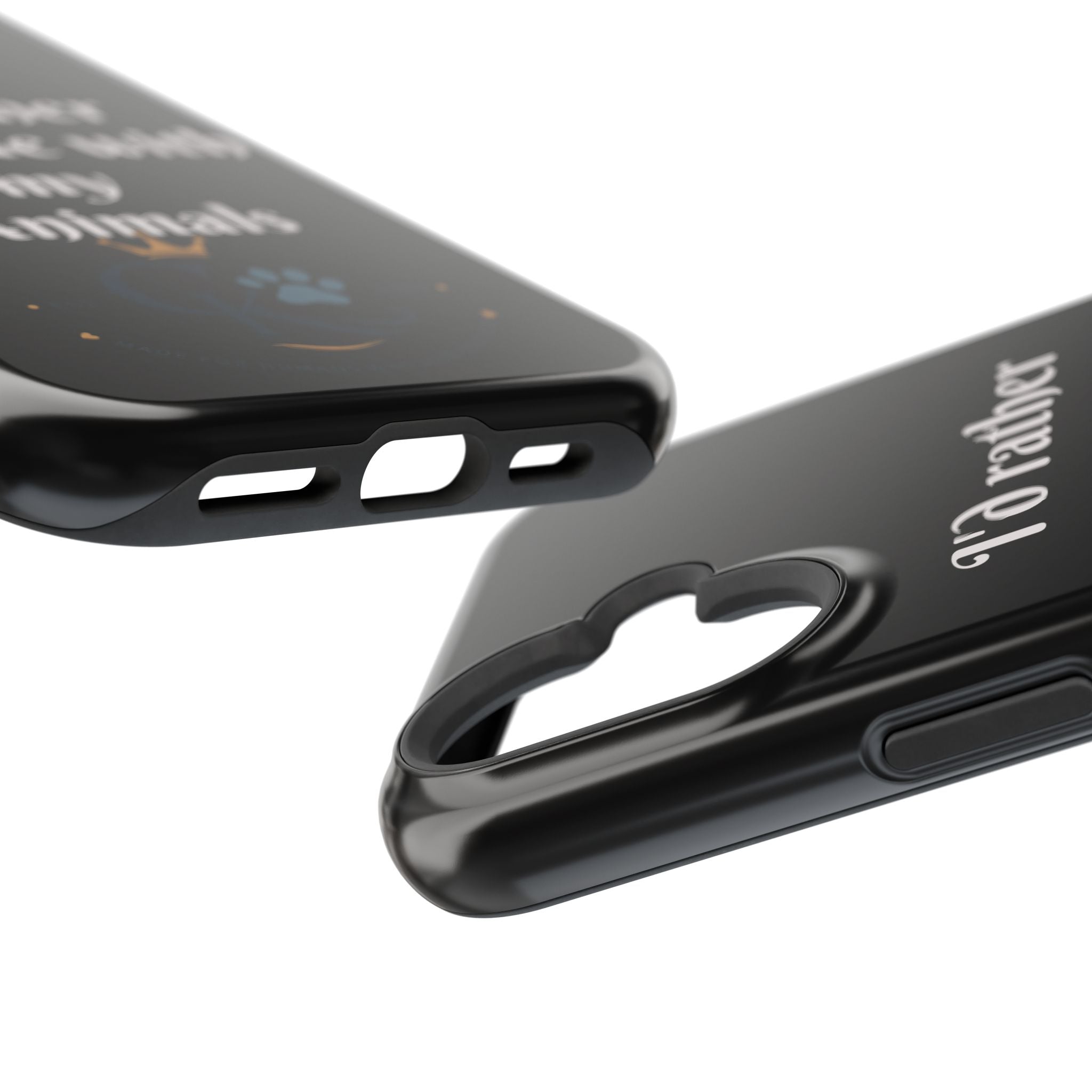 Creature Kingdom "I'd Rather Be Home With My Animals" Magnetic Phone Case