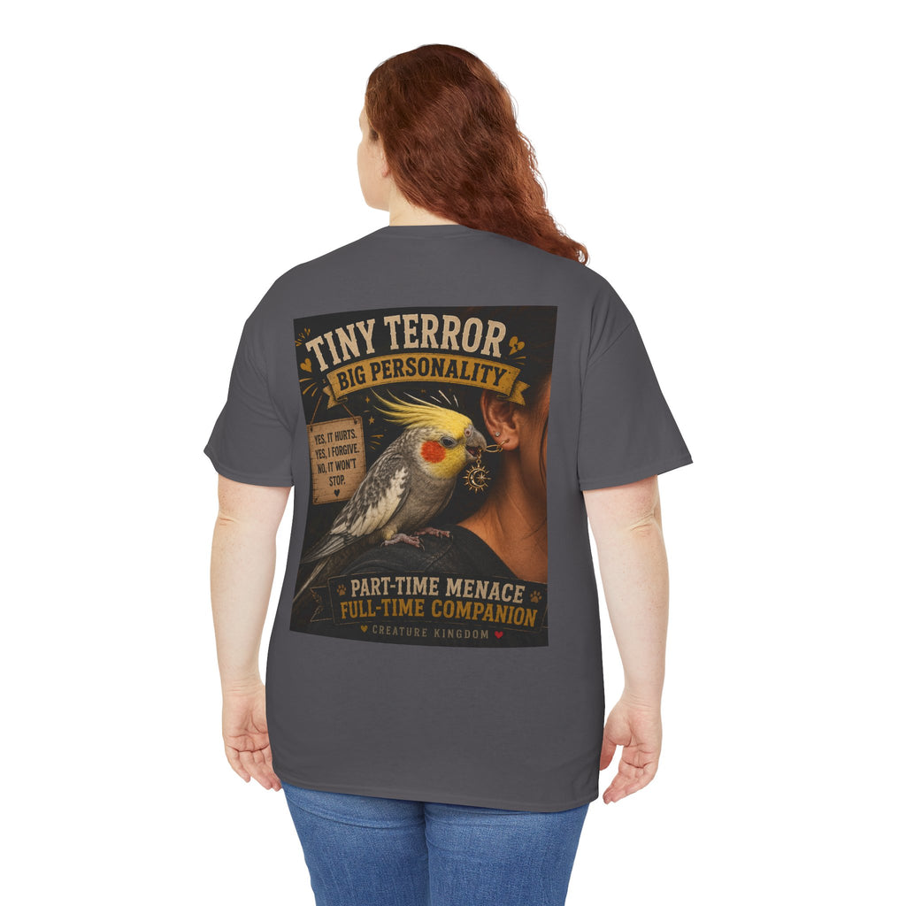 Creature Kingdom "Tiny Terror, Big Personality" Cockatiel Tee