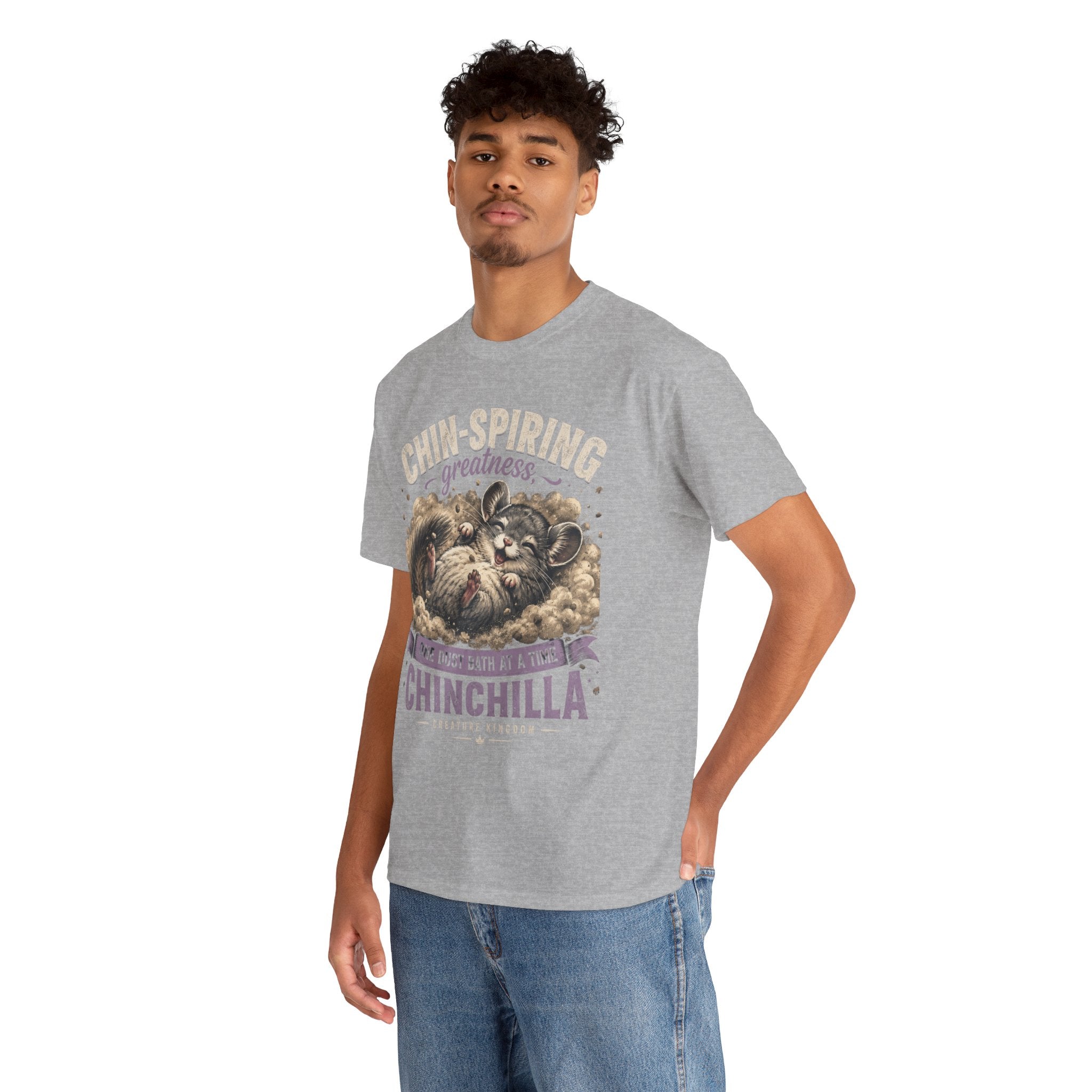 Creature Kingdom "Chin-Spiring Greatness" Chinchilla Tee