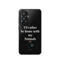 Creature Kingdom "I'd Rather Be Home With My Animals" Magnetic Phone Case
