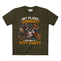Creature Kingdom "My Plans Tonight? Having a PITY Party!" Pitbull Tee