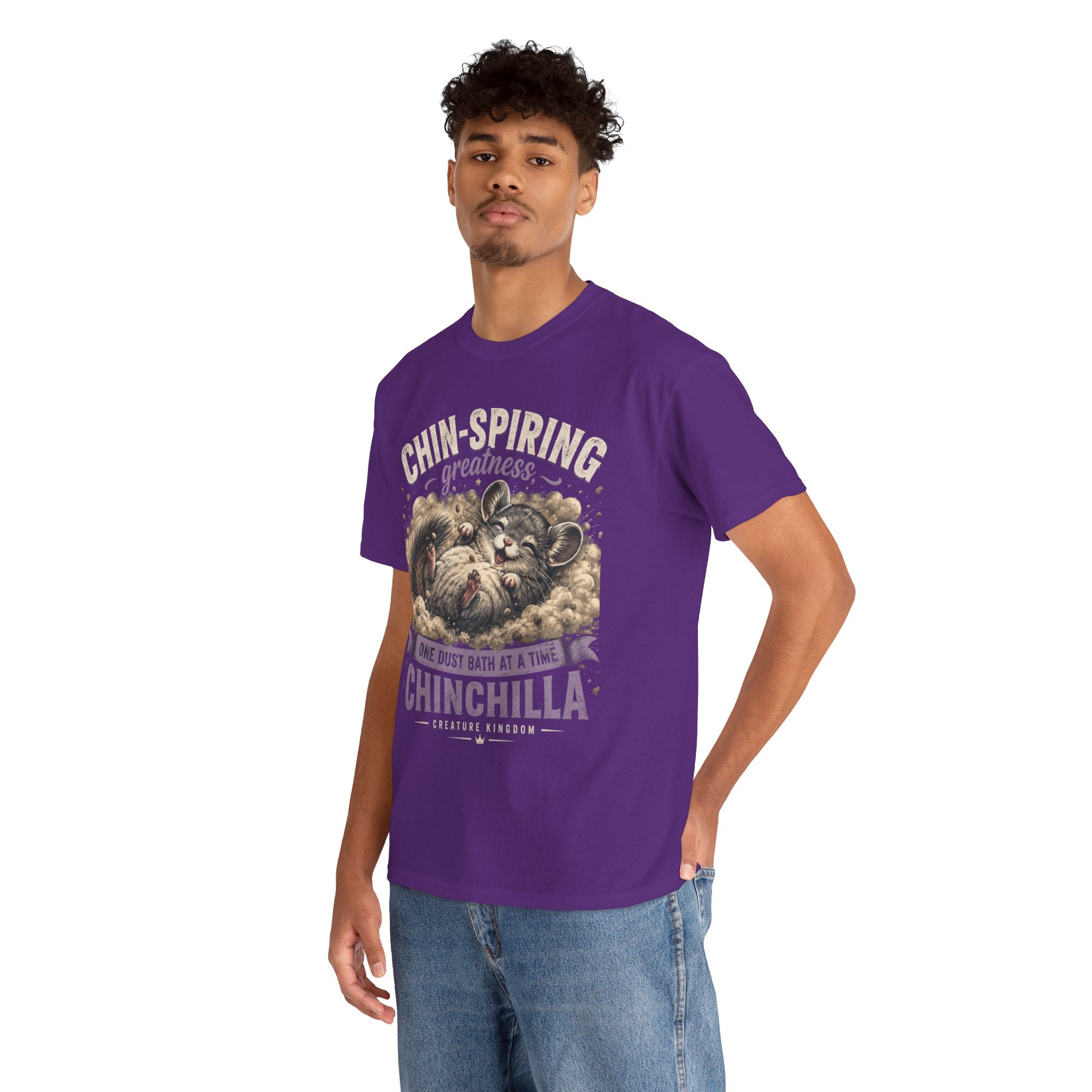 Creature Kingdom "Chin-Spiring Greatness" Chinchilla Tee