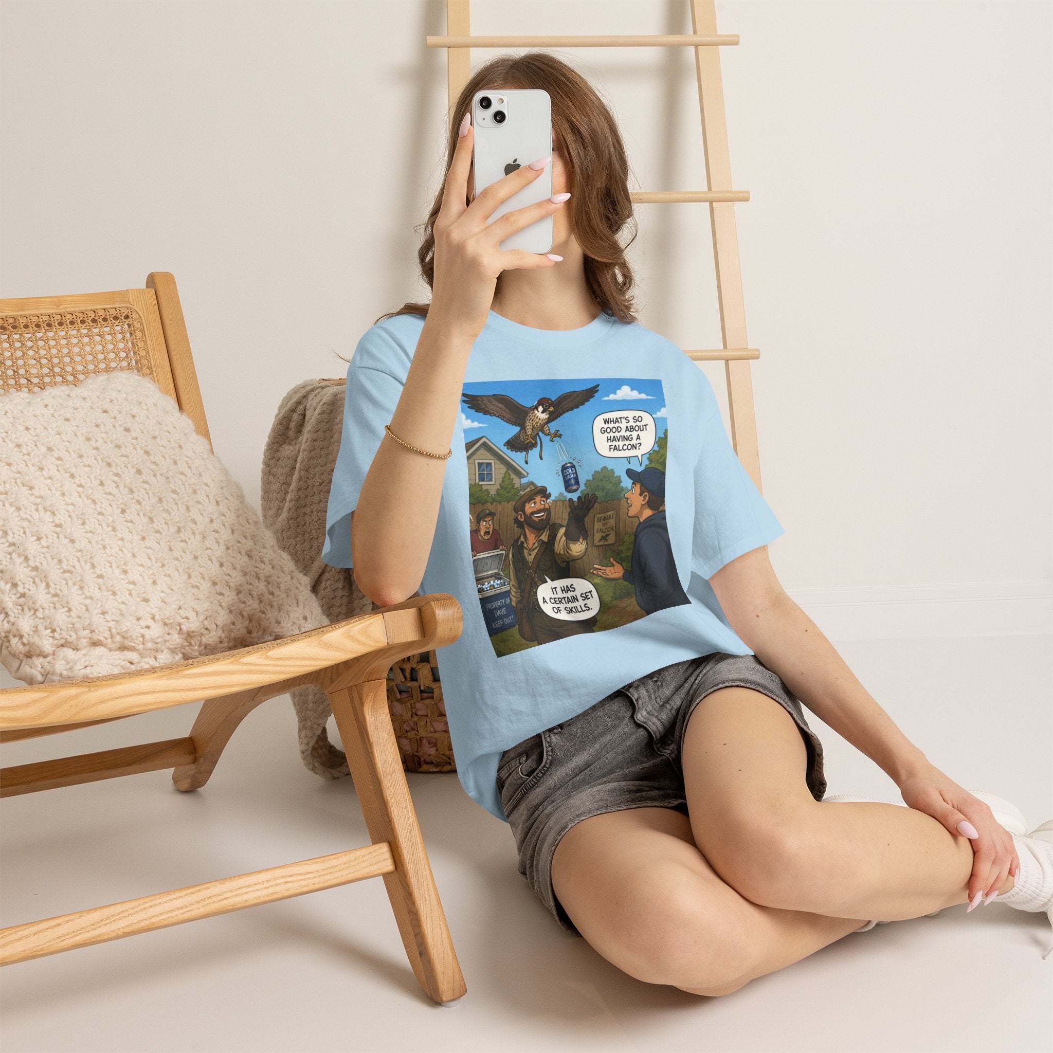 Creature Kingdom "What's So Good About Having a Falcon?" Falcon Tee