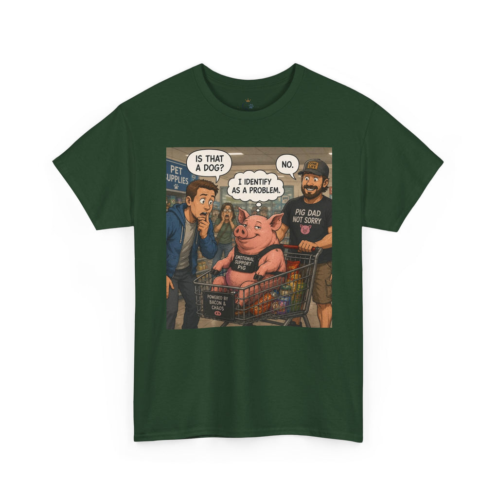 Creature Kingdom "I Identify as a Problem" Pig Tee