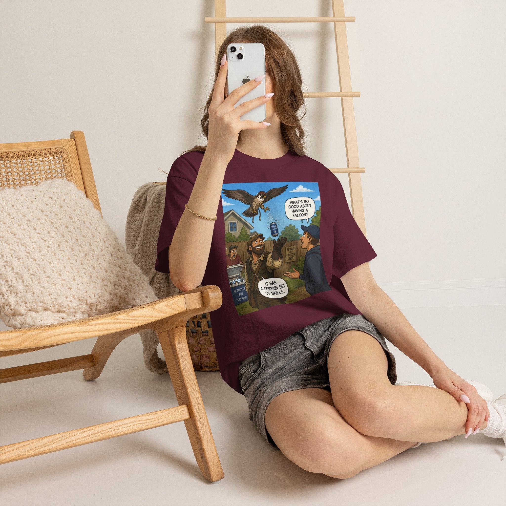 Creature Kingdom "What's So Good About Having a Falcon?" Falcon Tee