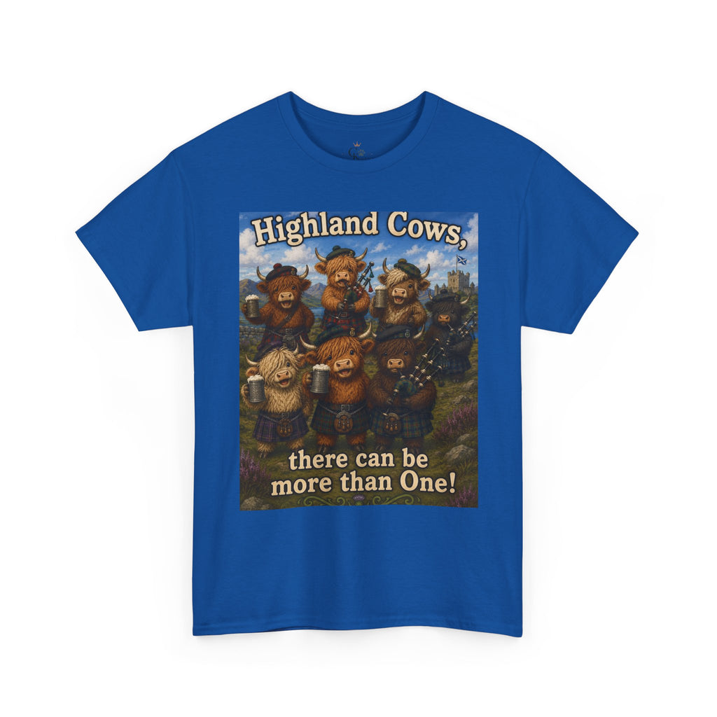 Creature Kingdom "Highlander Cows, There Can Be More Than One!" Highlander Cow Tee