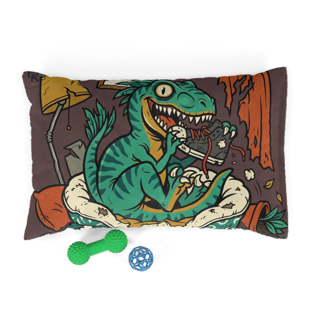 Creature Kingdom "Dino Destruction" Velociraptor Pet Bed