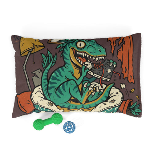 Creature Kingdom "Dino Destruction" Velociraptor Pet Bed