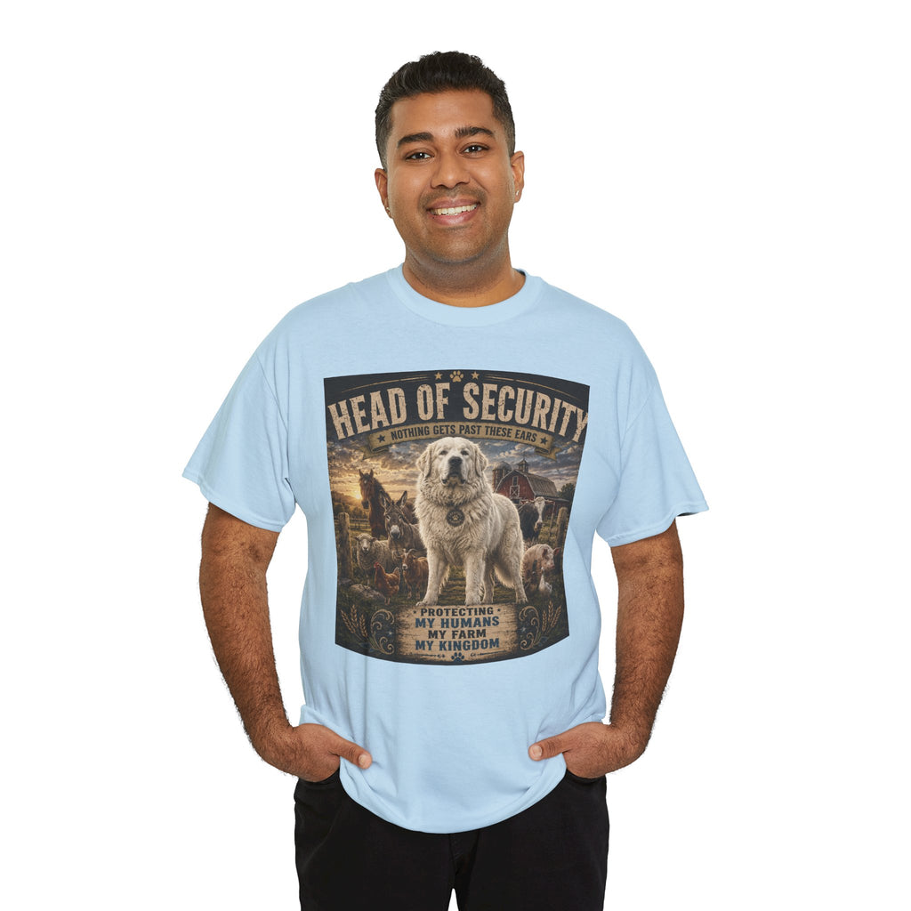 "Head of Security" Great Pyrenees Tee