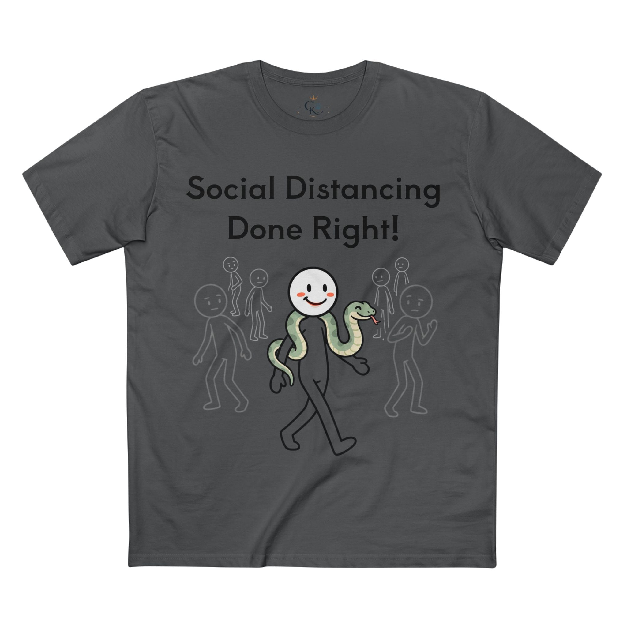 Creature Kingdom "Social Distancing Done Right!" Snake Tee
