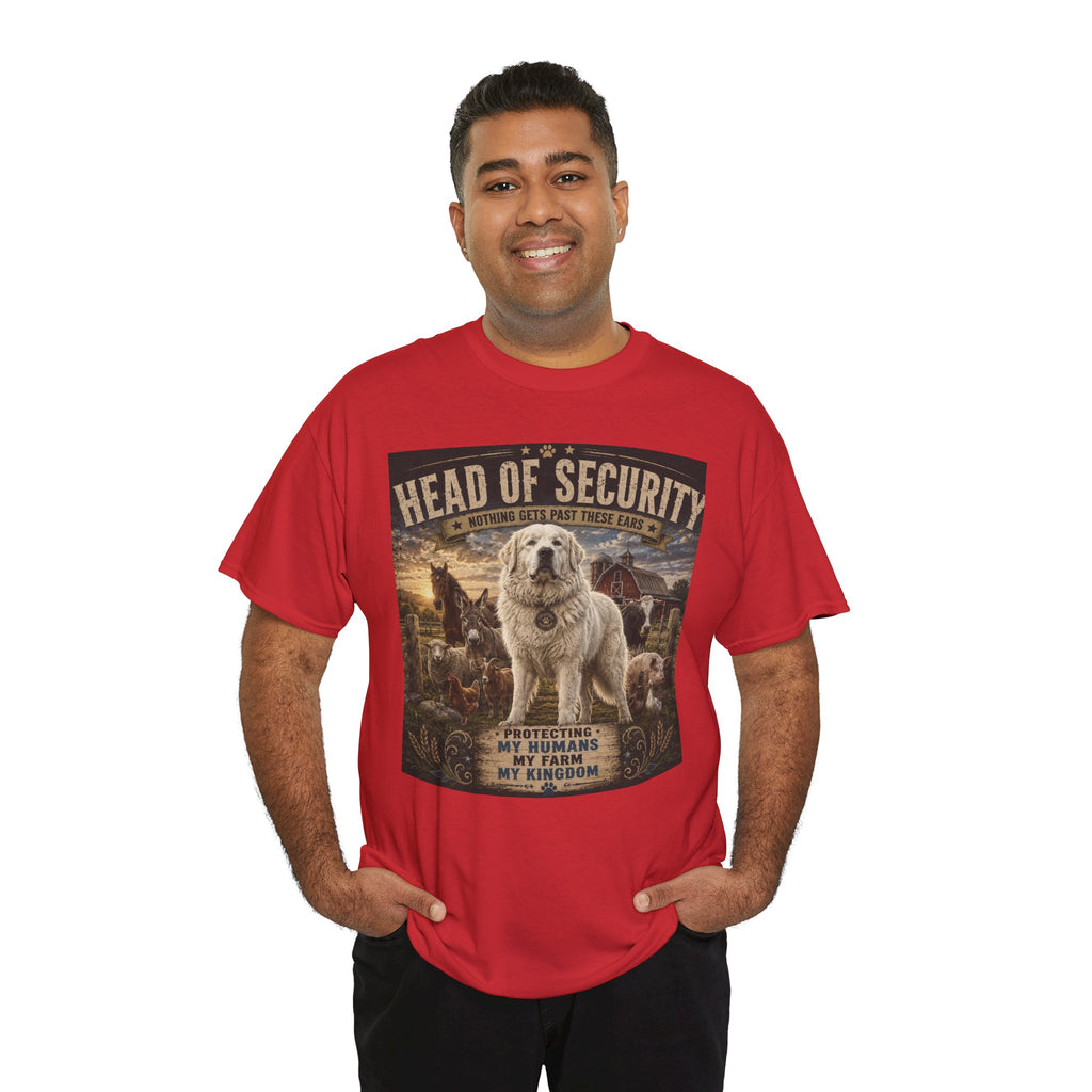 "Head of Security" Great Pyrenees Tee