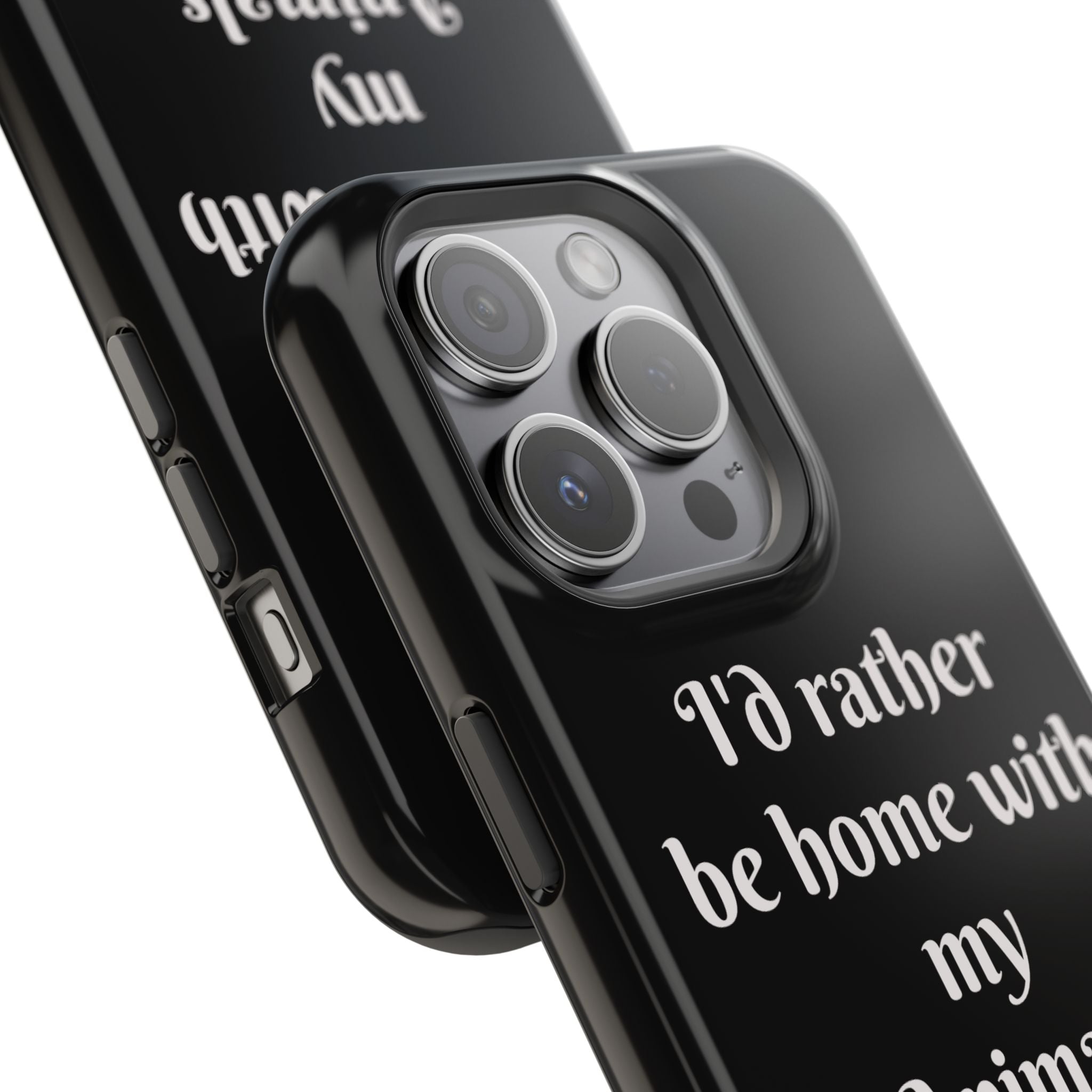 Creature Kingdom "I'd Rather Be Home With My Animals" Magnetic Phone Case