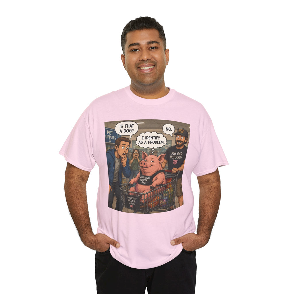 Creature Kingdom "I Identify as a Problem" Pig Tee