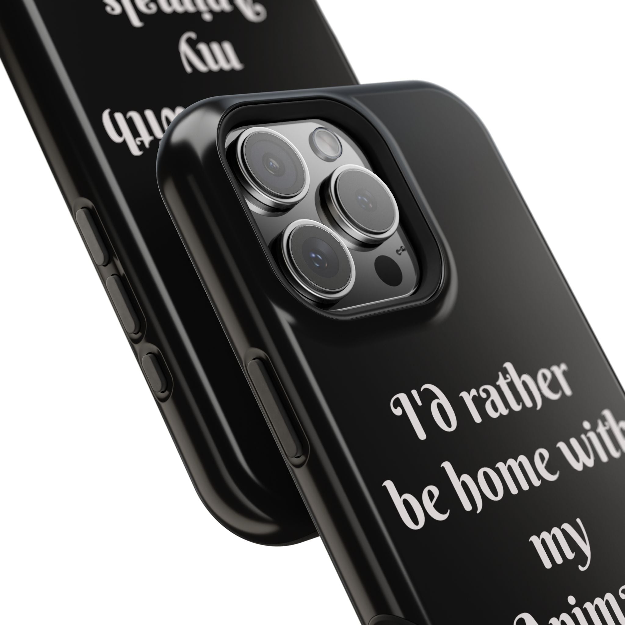 Creature Kingdom "I'd Rather Be Home With My Animals" Magnetic Phone Case