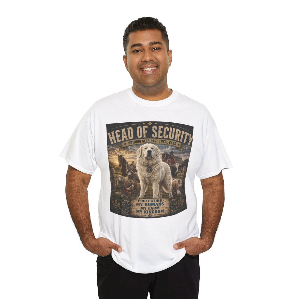 "Head of Security" Great Pyrenees Tee
