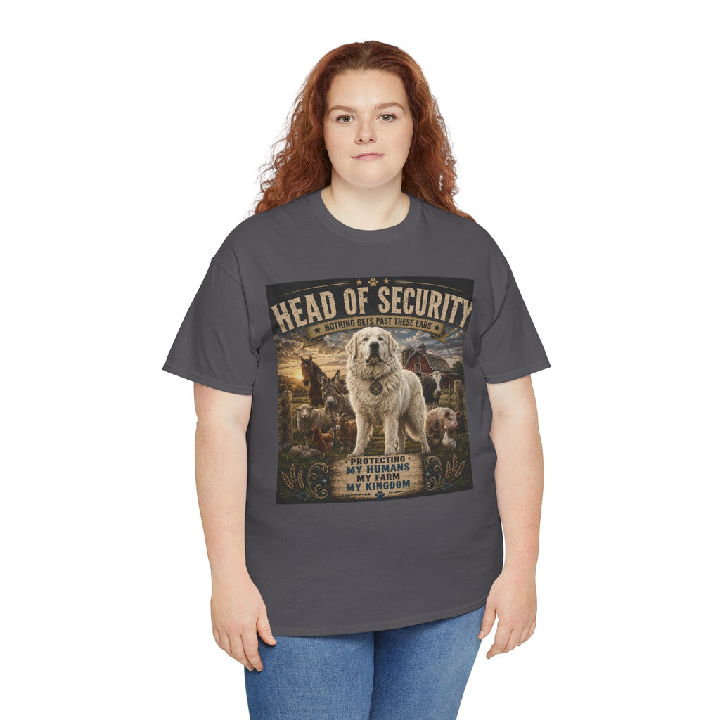 "Head of Security" Great Pyrenees Tee