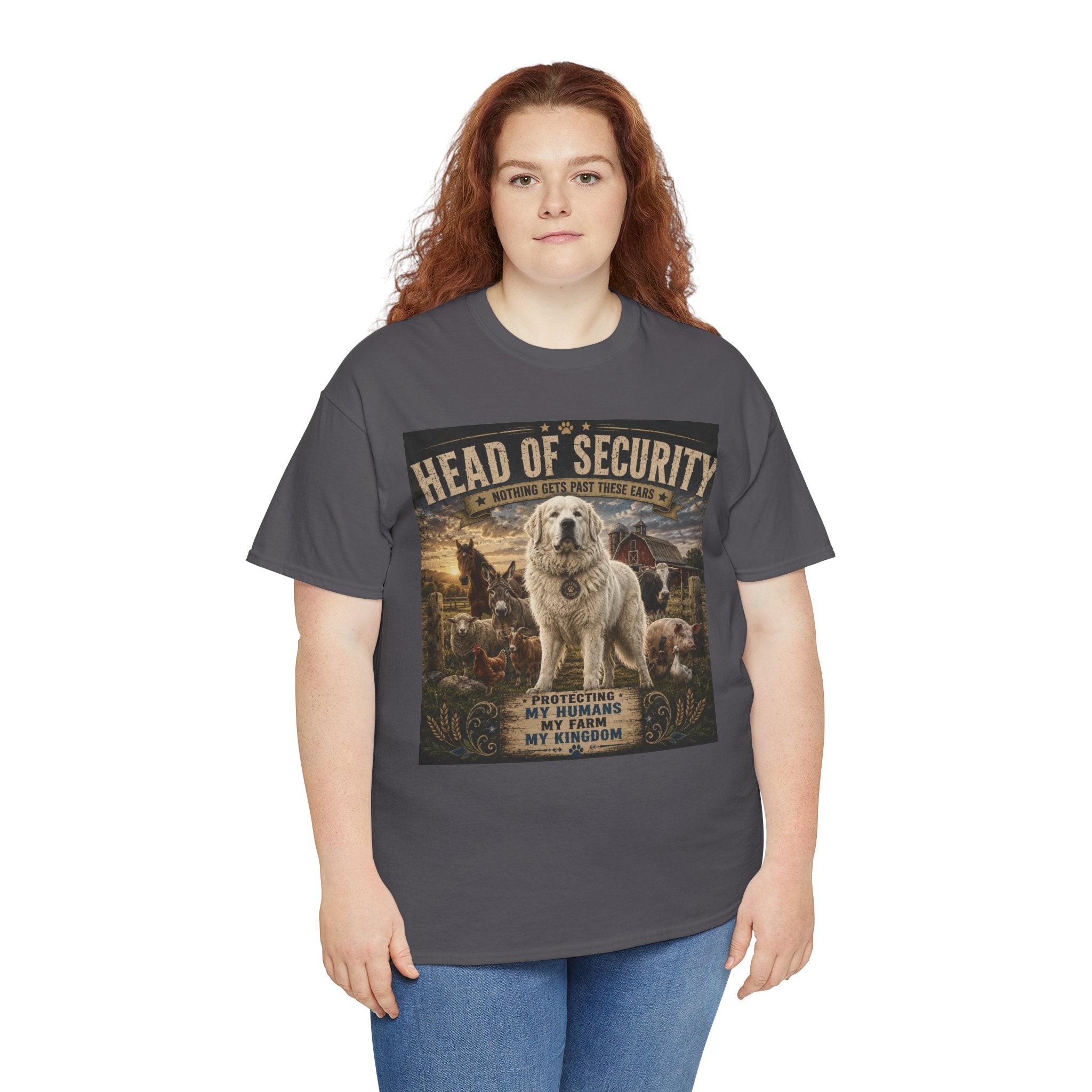 "Head of Security" Great Pyrenees Tee