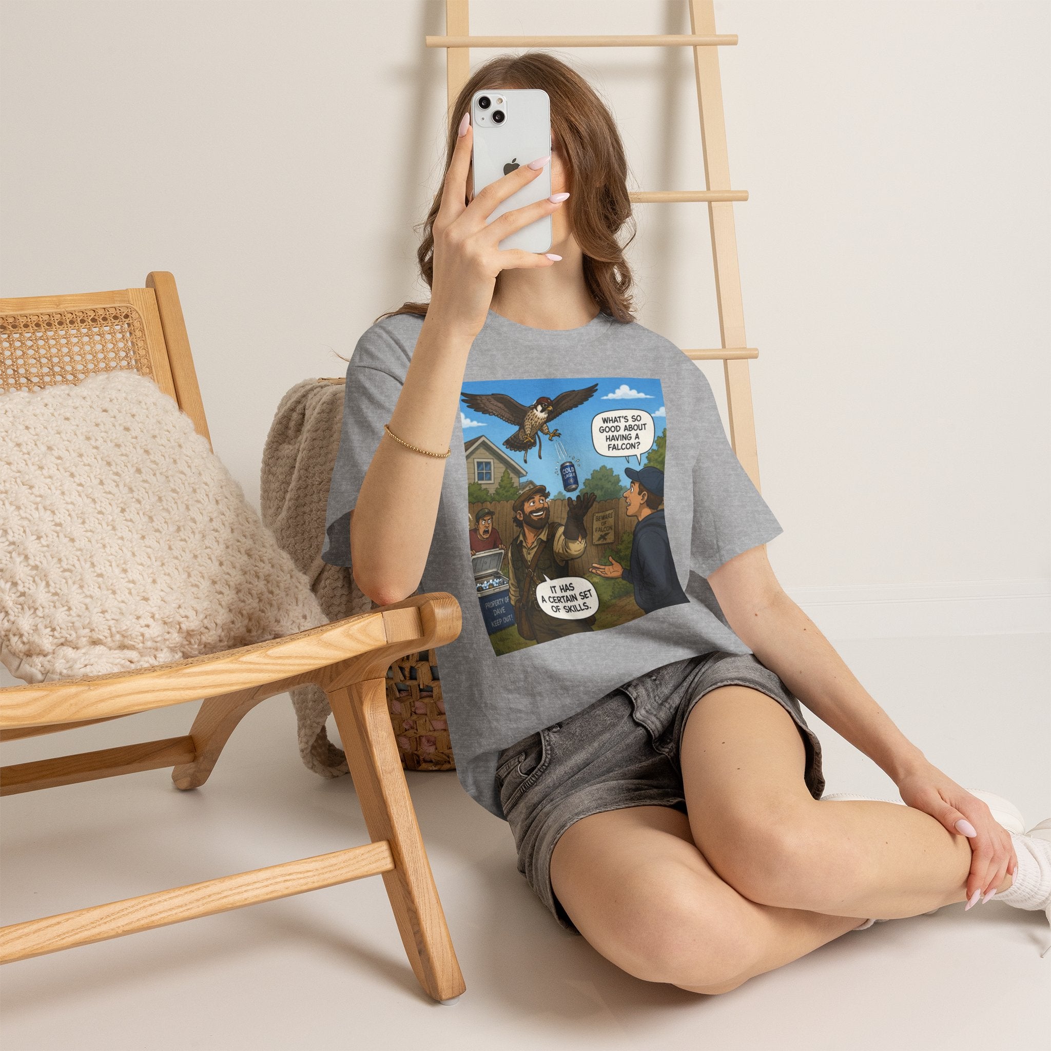 Creature Kingdom "What's So Good About Having a Falcon?" Falcon Tee