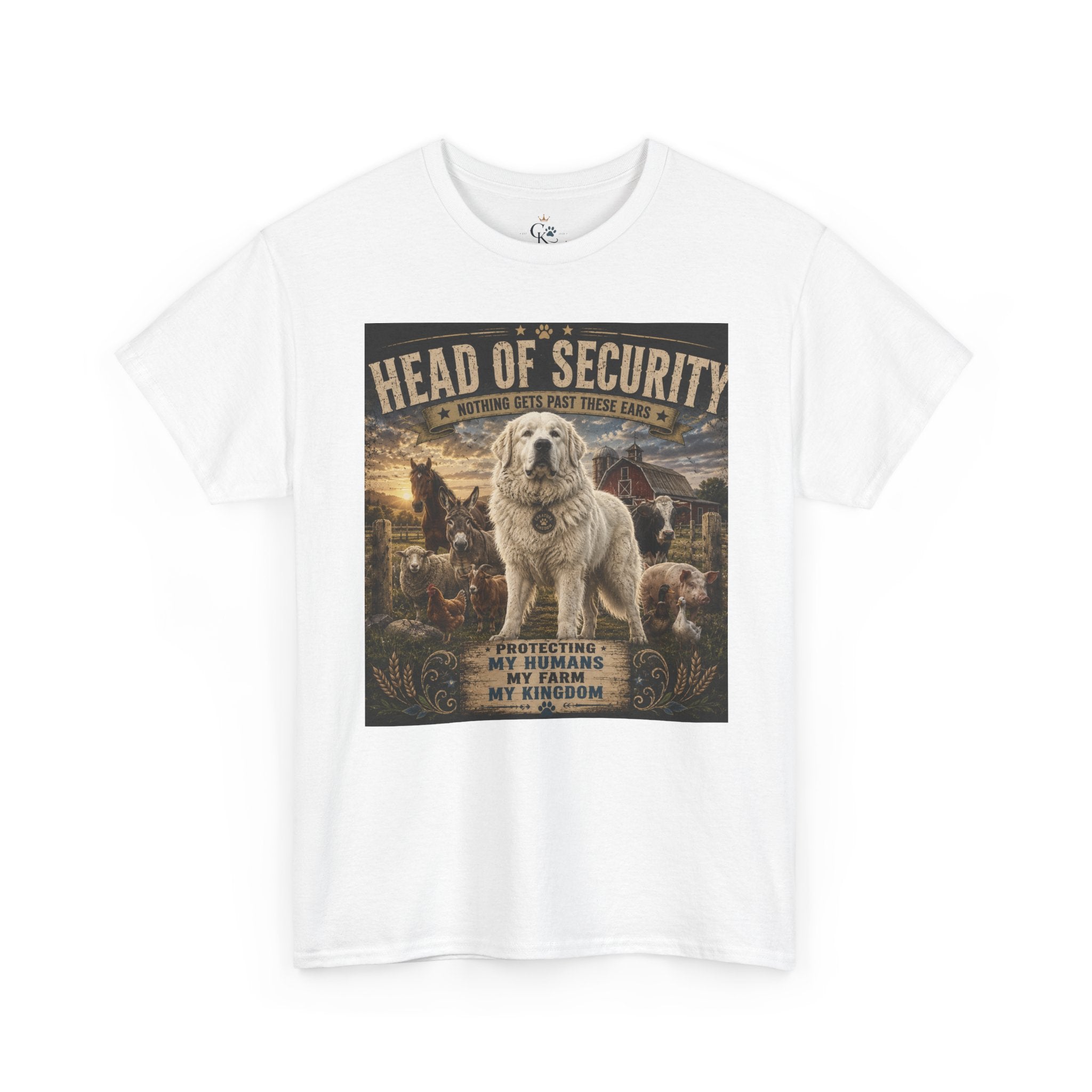 "Head of Security" Great Pyrenees Tee