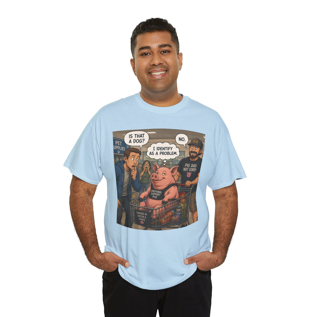Creature Kingdom "I Identify as a Problem" Pig Tee