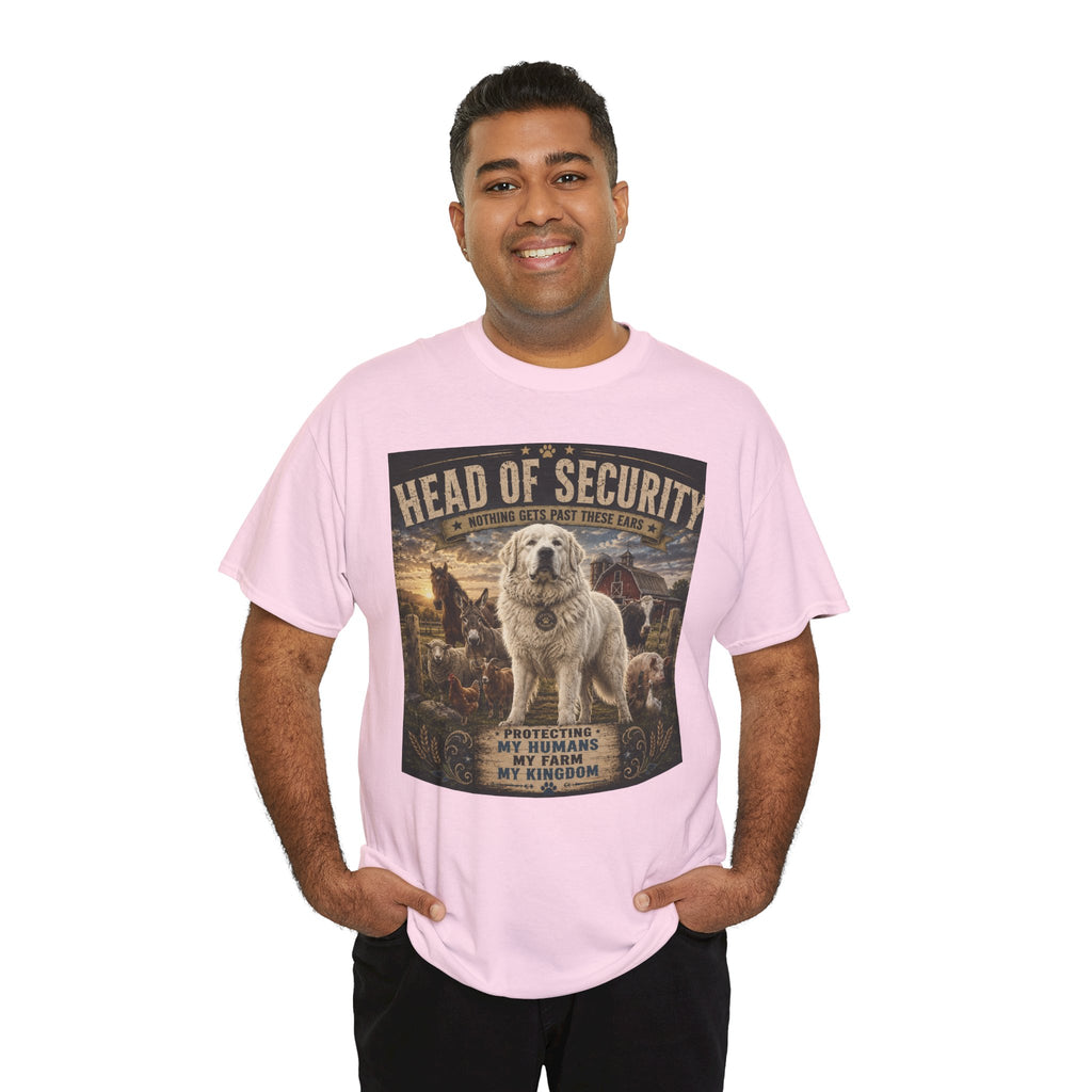 "Head of Security" Great Pyrenees Tee