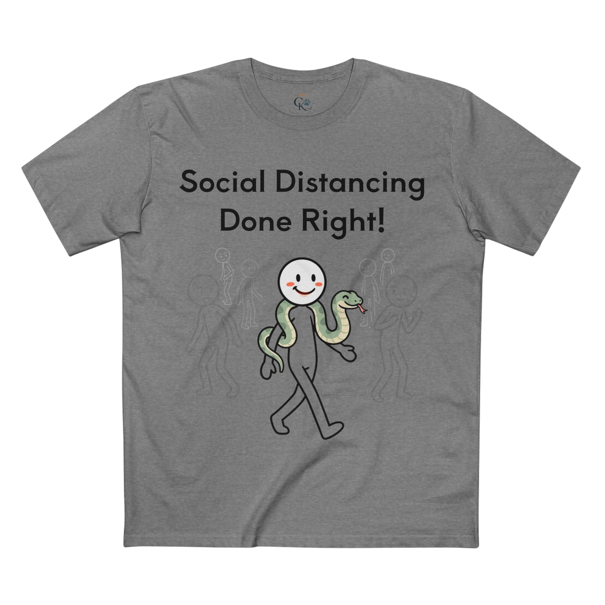 Creature Kingdom "Social Distancing Done Right!" Snake Tee