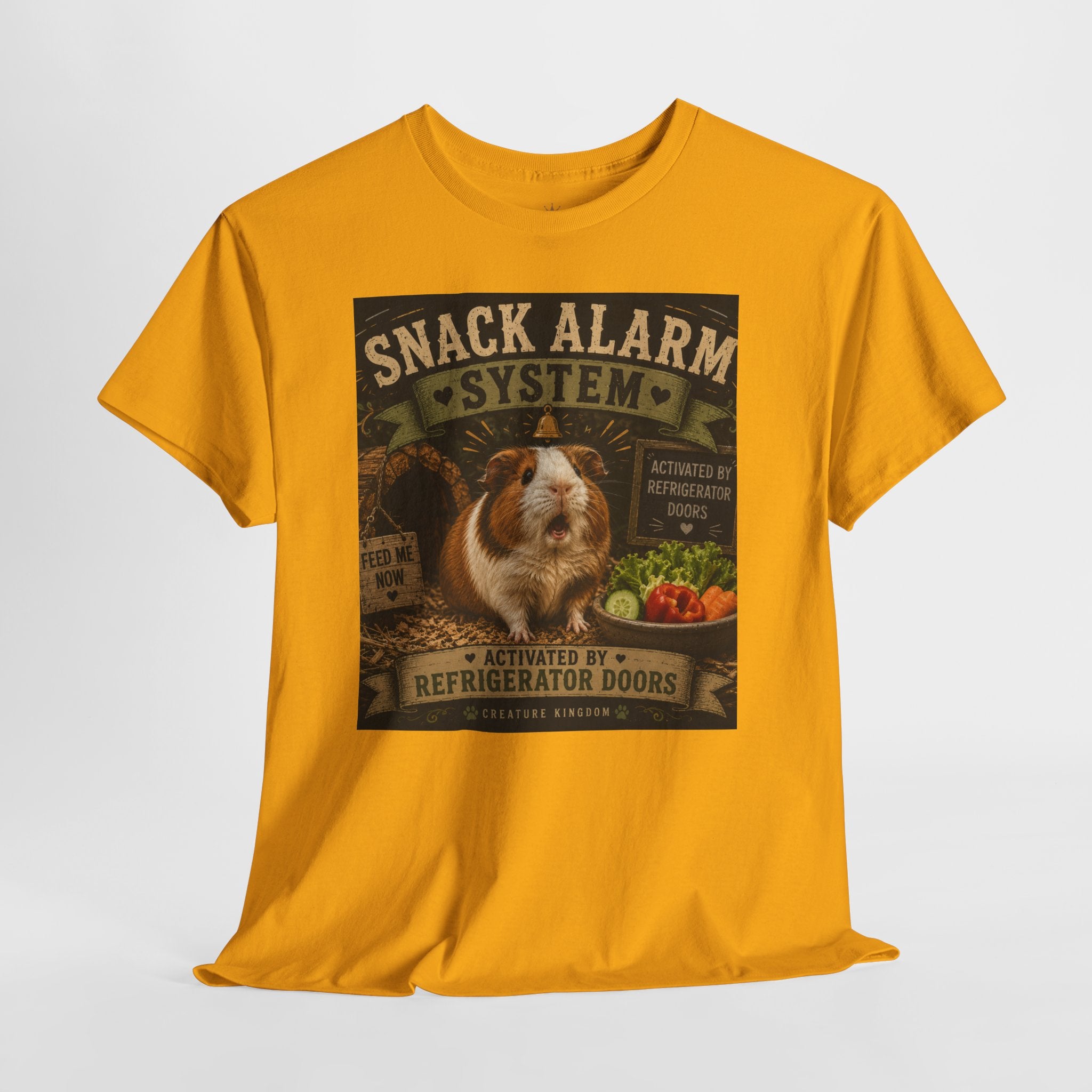 Creature Kingdom "Snack Alarm System" Guinea Pig Tee