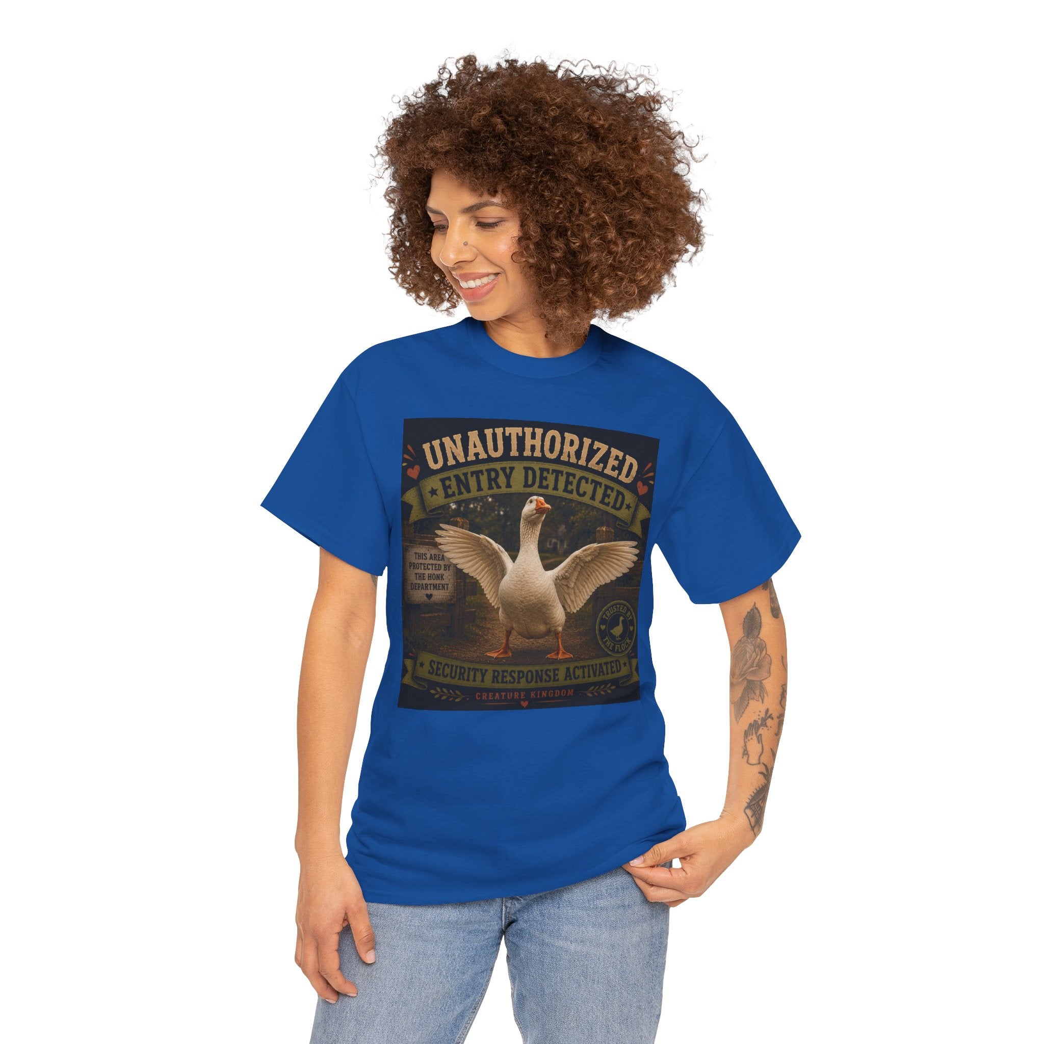 Creature Kingdom "Unauthorized Entry Detected" Goose Tee