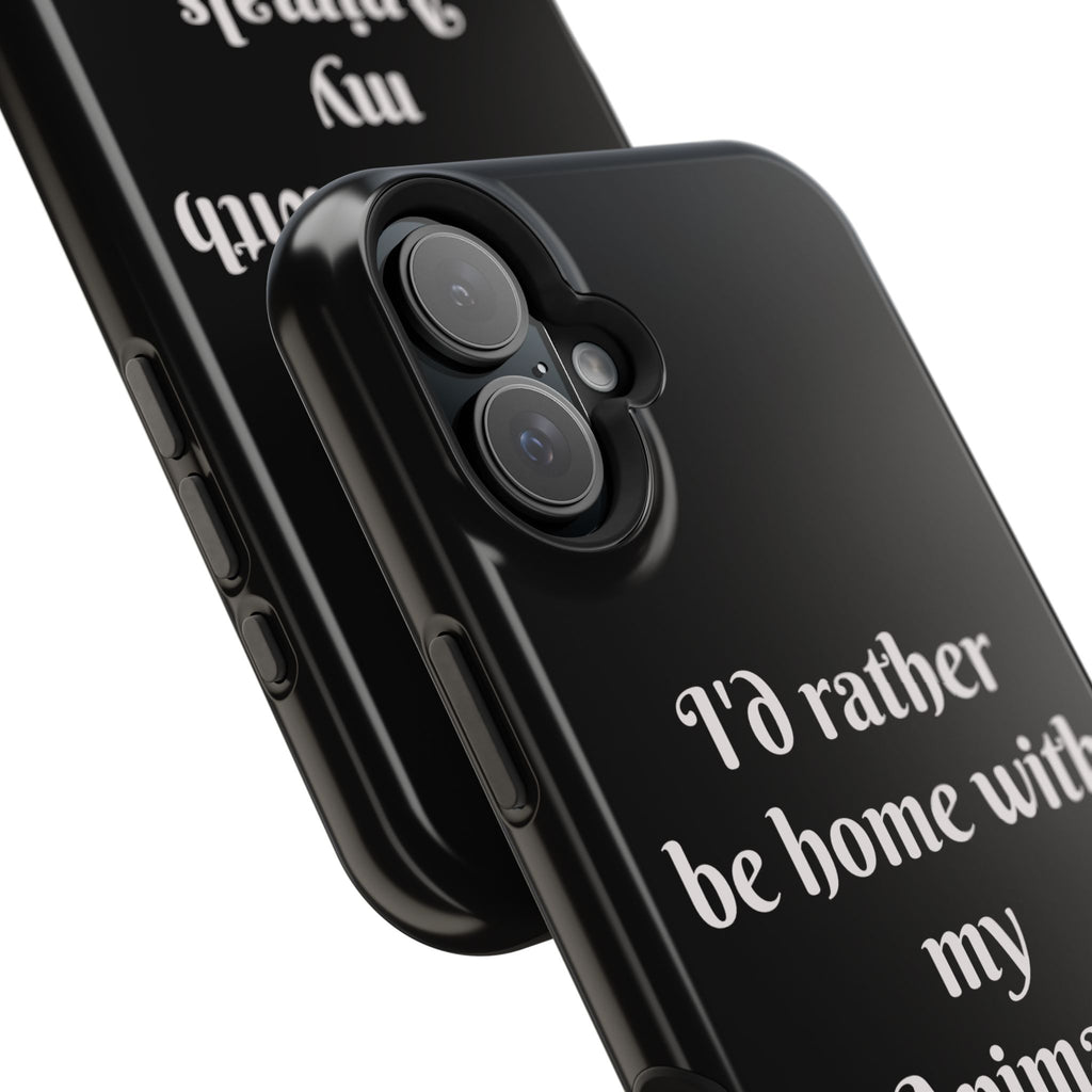 Creature Kingdom "I'd Rather Be Home With My Animals" Magnetic Phone Case