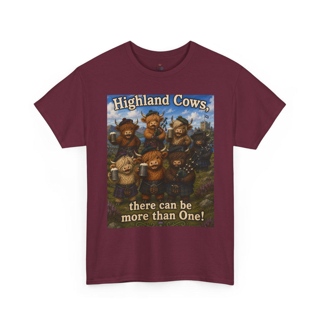 Creature Kingdom "Highlander Cows, There Can Be More Than One!" Highlander Cow Tee