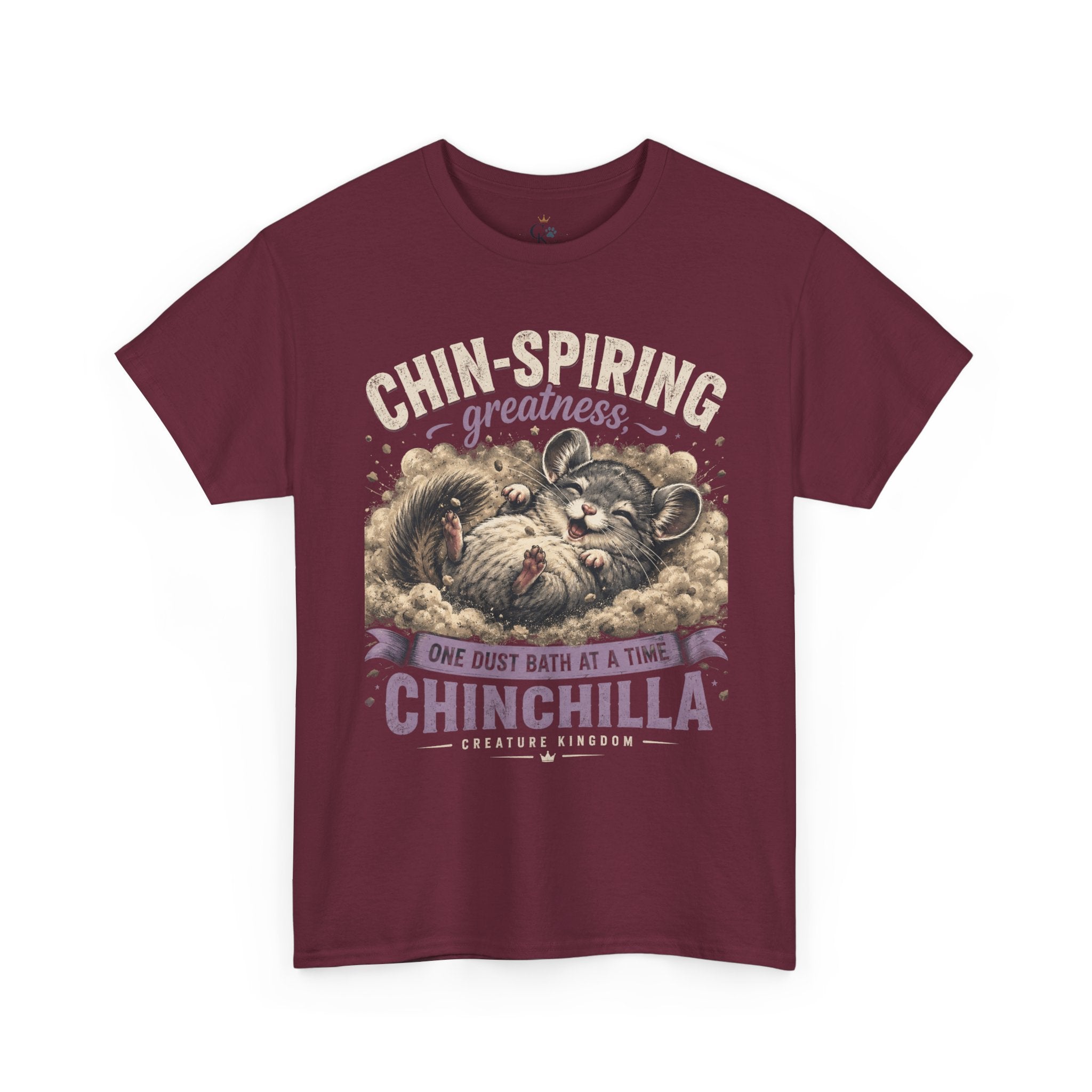 Creature Kingdom "Chin-Spiring Greatness" Chinchilla Tee