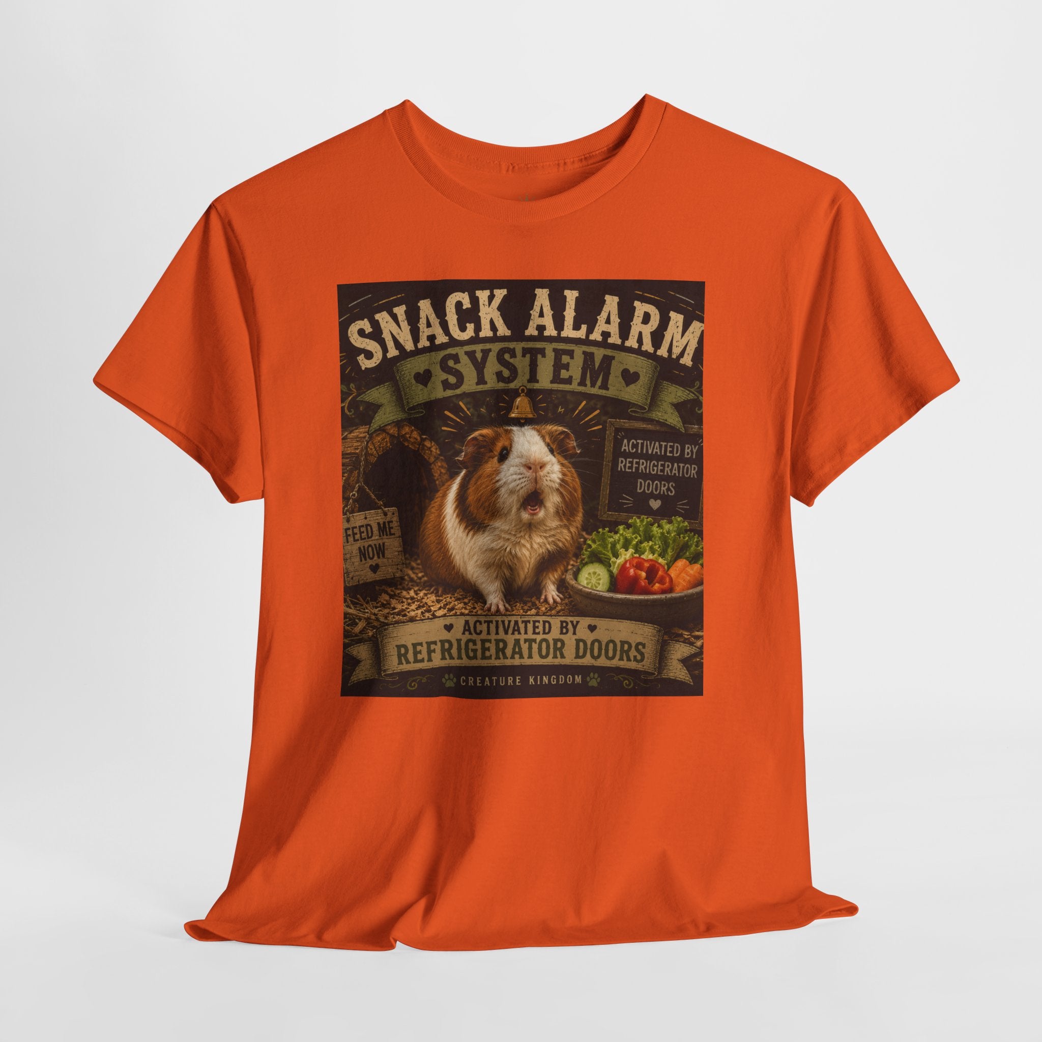 Creature Kingdom "Snack Alarm System" Guinea Pig Tee