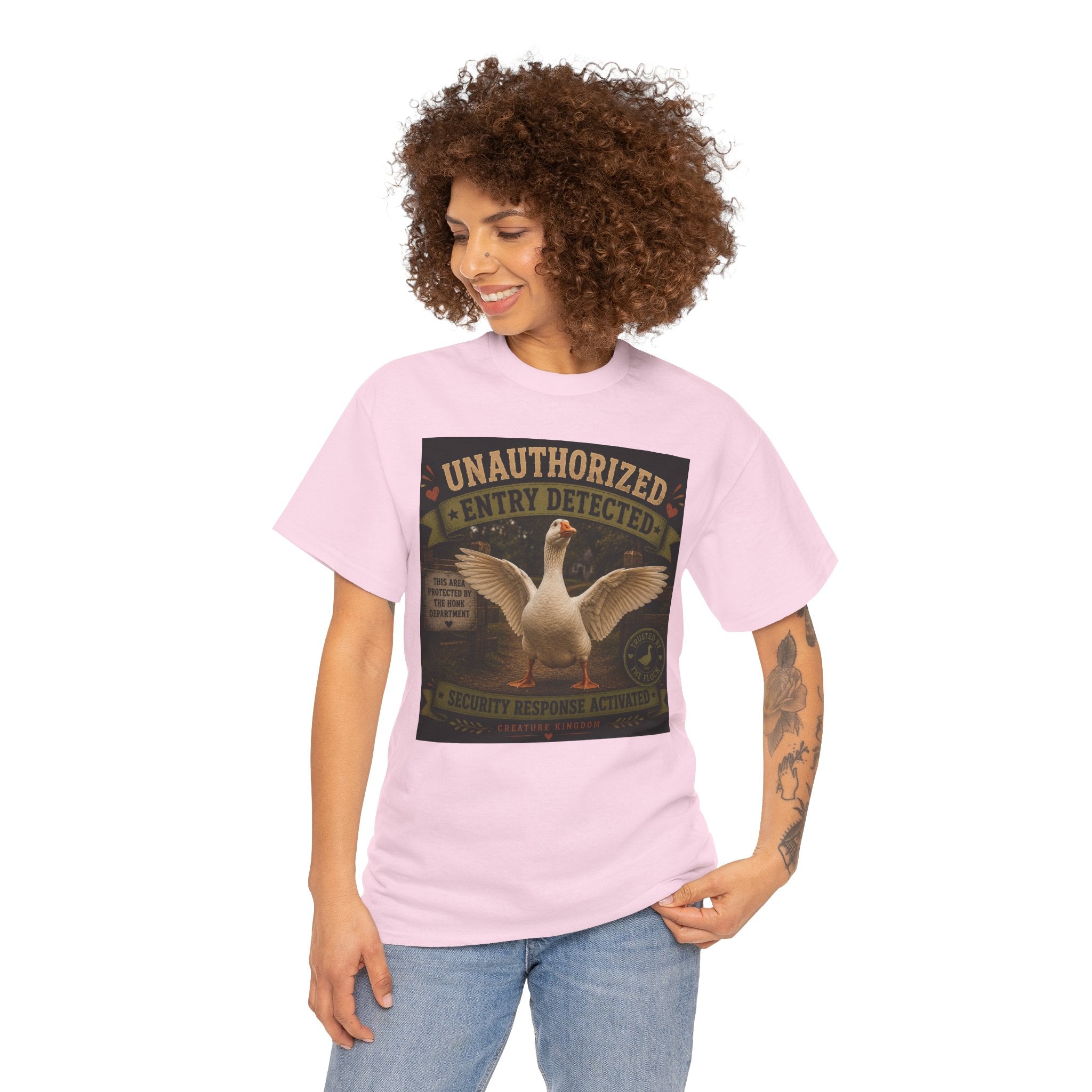 Creature Kingdom "Unauthorized Entry Detected" Goose Tee