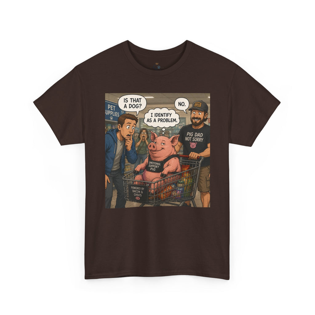 Creature Kingdom "I Identify as a Problem" Pig Tee