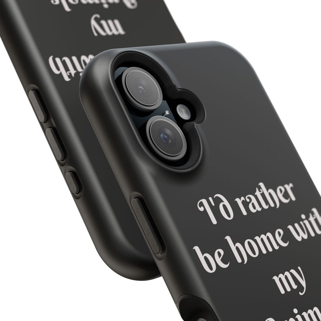 Creature Kingdom "I'd Rather Be Home With My Animals" Magnetic Phone Case