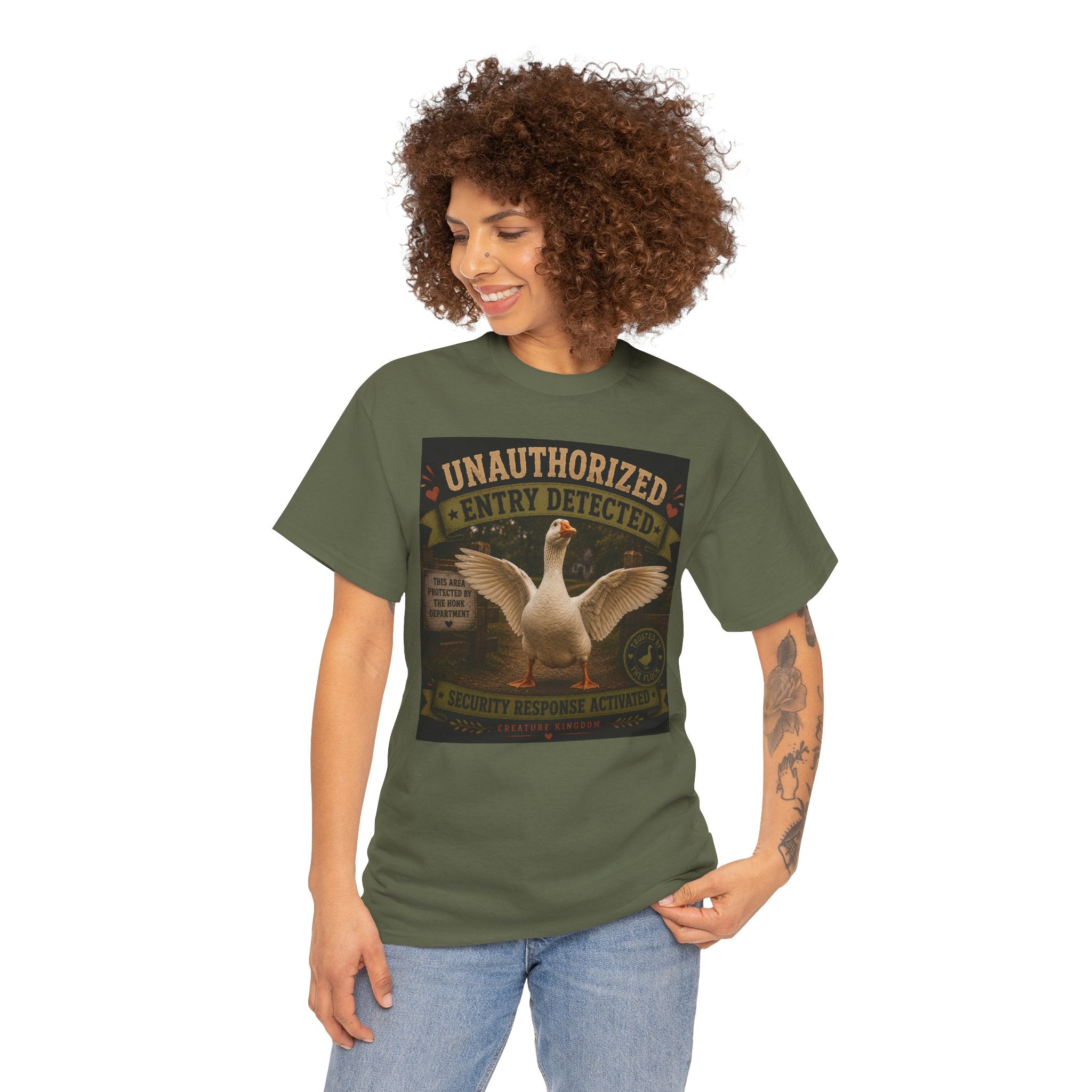 Creature Kingdom "Unauthorized Entry Detected" Goose Tee