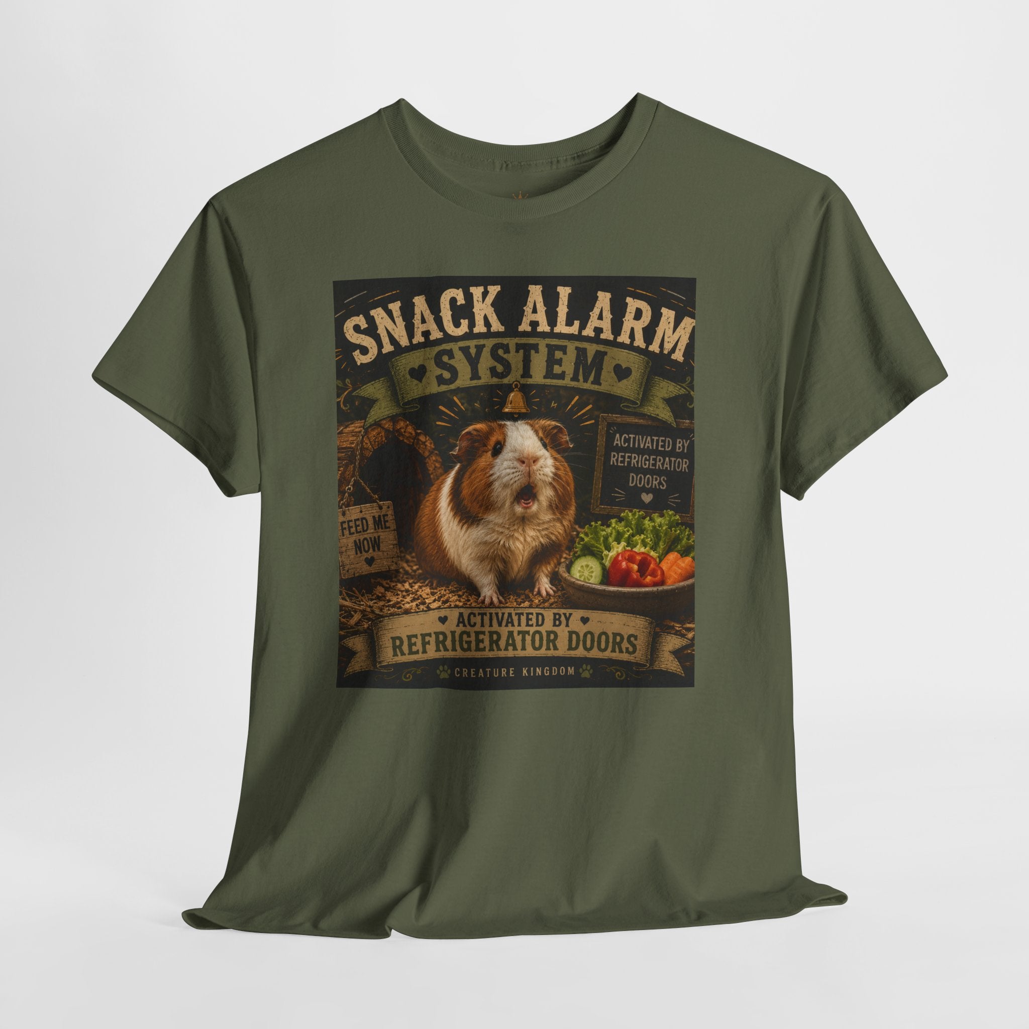 Creature Kingdom "Snack Alarm System" Guinea Pig Tee