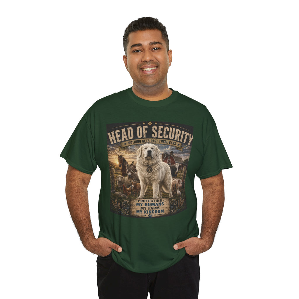 "Head of Security" Great Pyrenees Tee