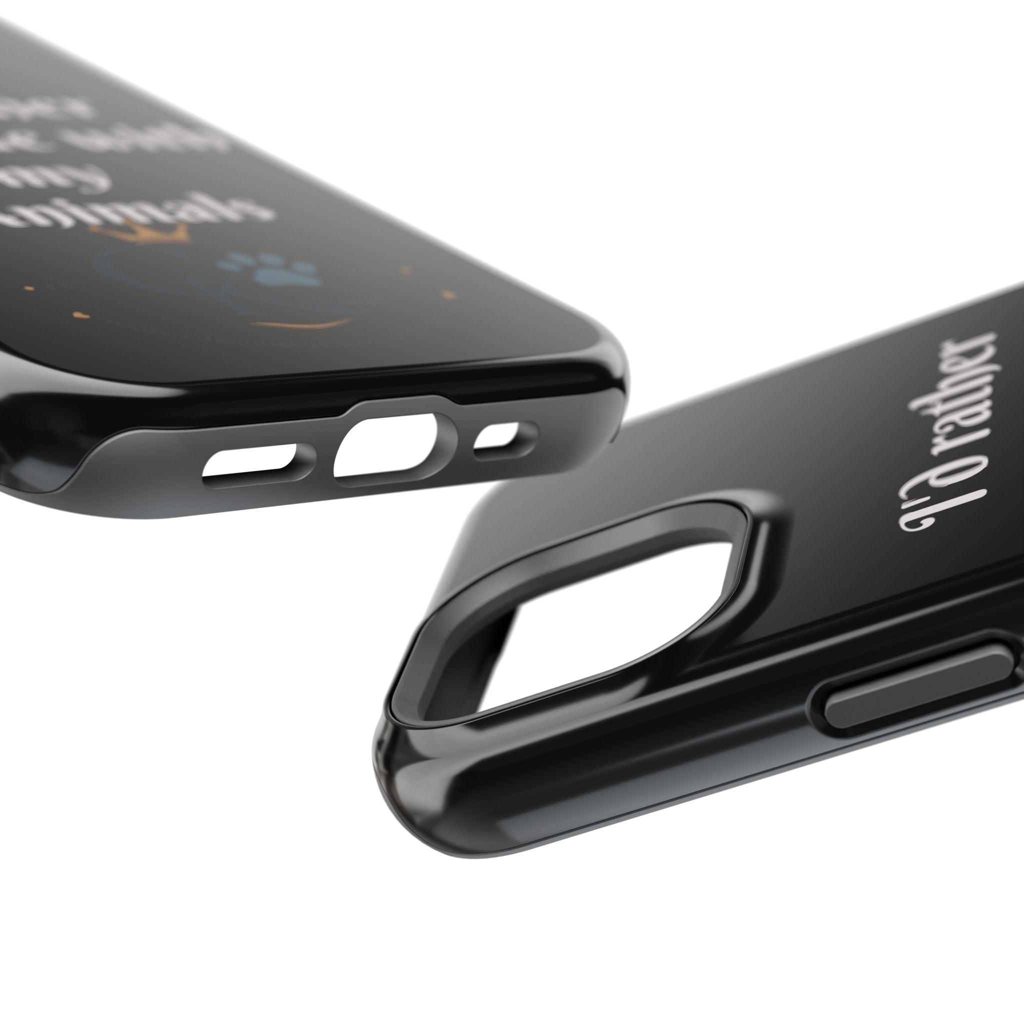 Creature Kingdom "I'd Rather Be Home With My Animals" Magnetic Phone Case