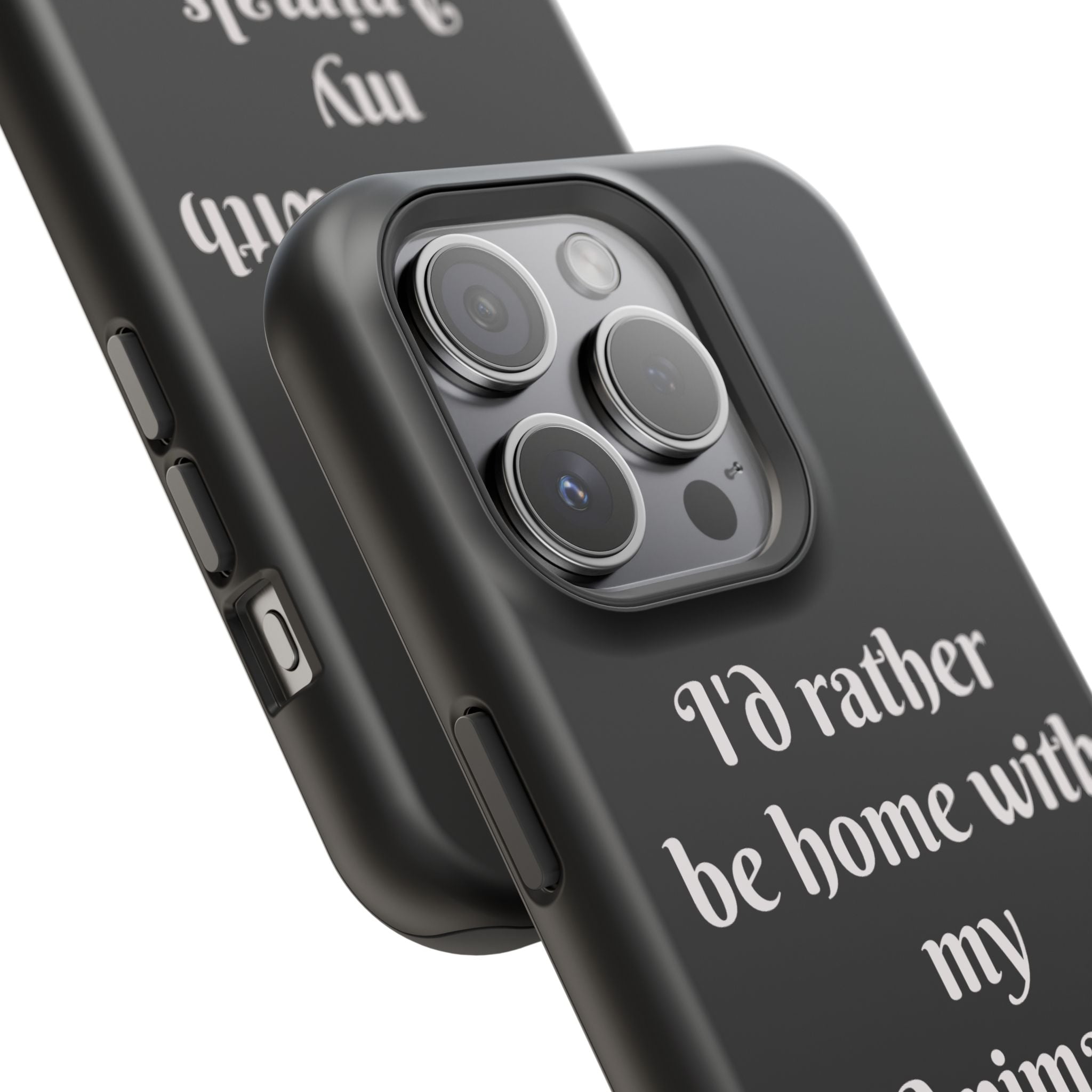 Creature Kingdom "I'd Rather Be Home With My Animals" Magnetic Phone Case
