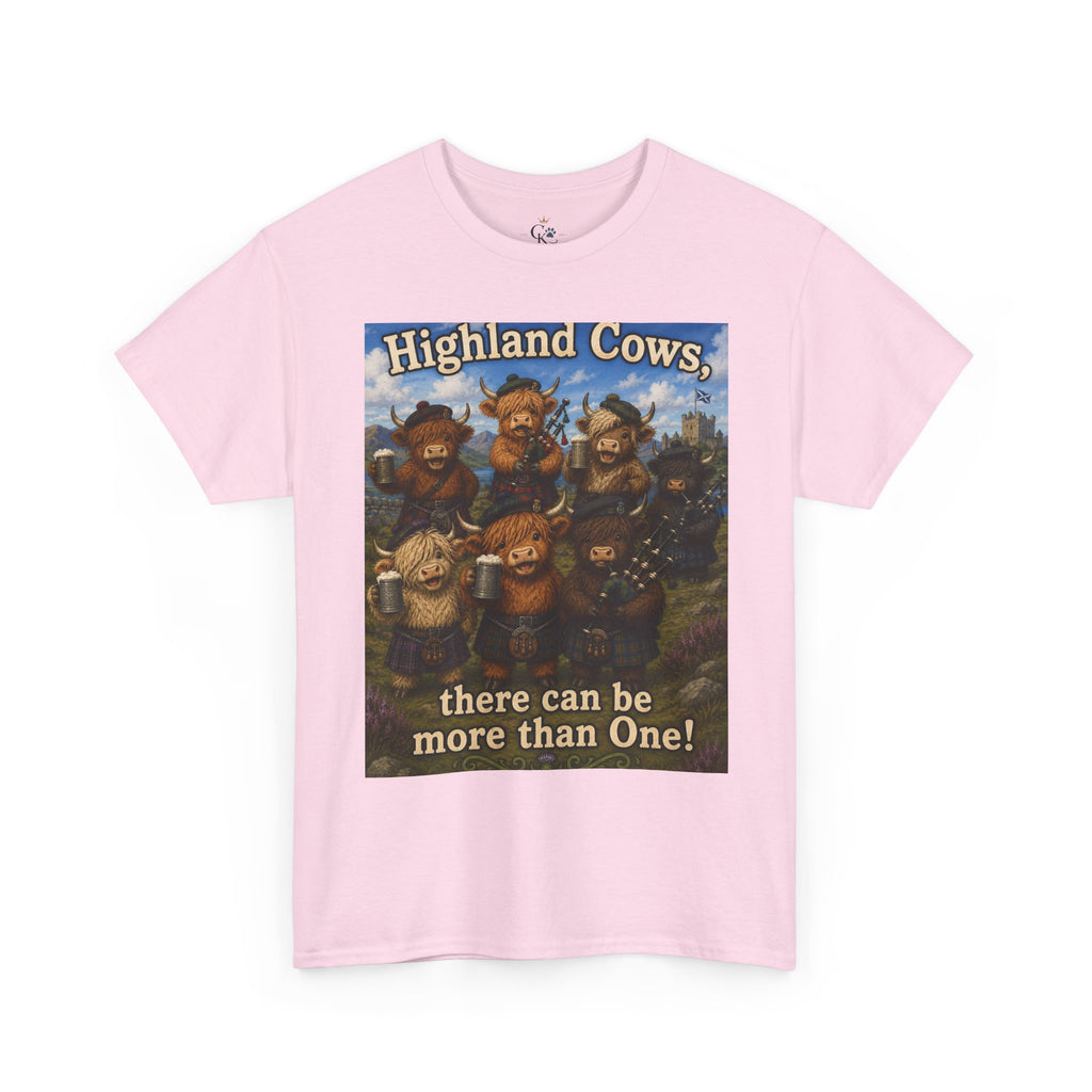 Creature Kingdom "Highlander Cows, There Can Be More Than One!" Highlander Cow Tee